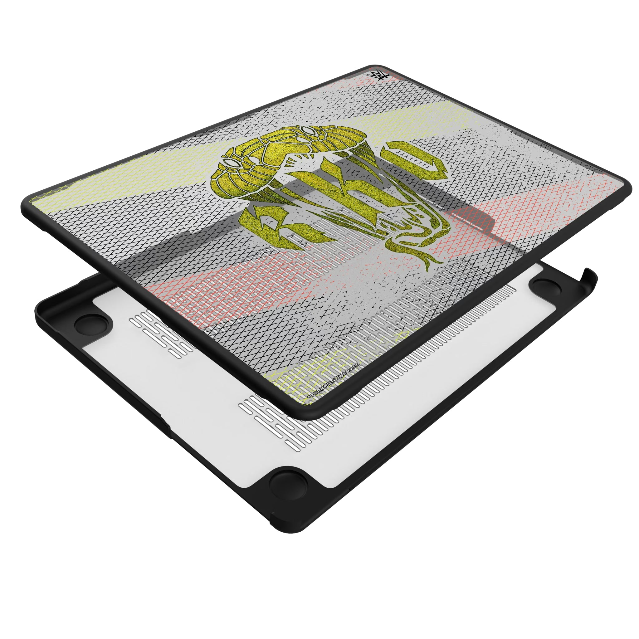 Randy Orton Steel MacBook Laptop Case for Apple MacBook - Isometric View#Device_MacBook Pro (14-inch, 2021) / MacBook Pro (14-inch, 2023) / MacBook Pro (14-inch, 2024)