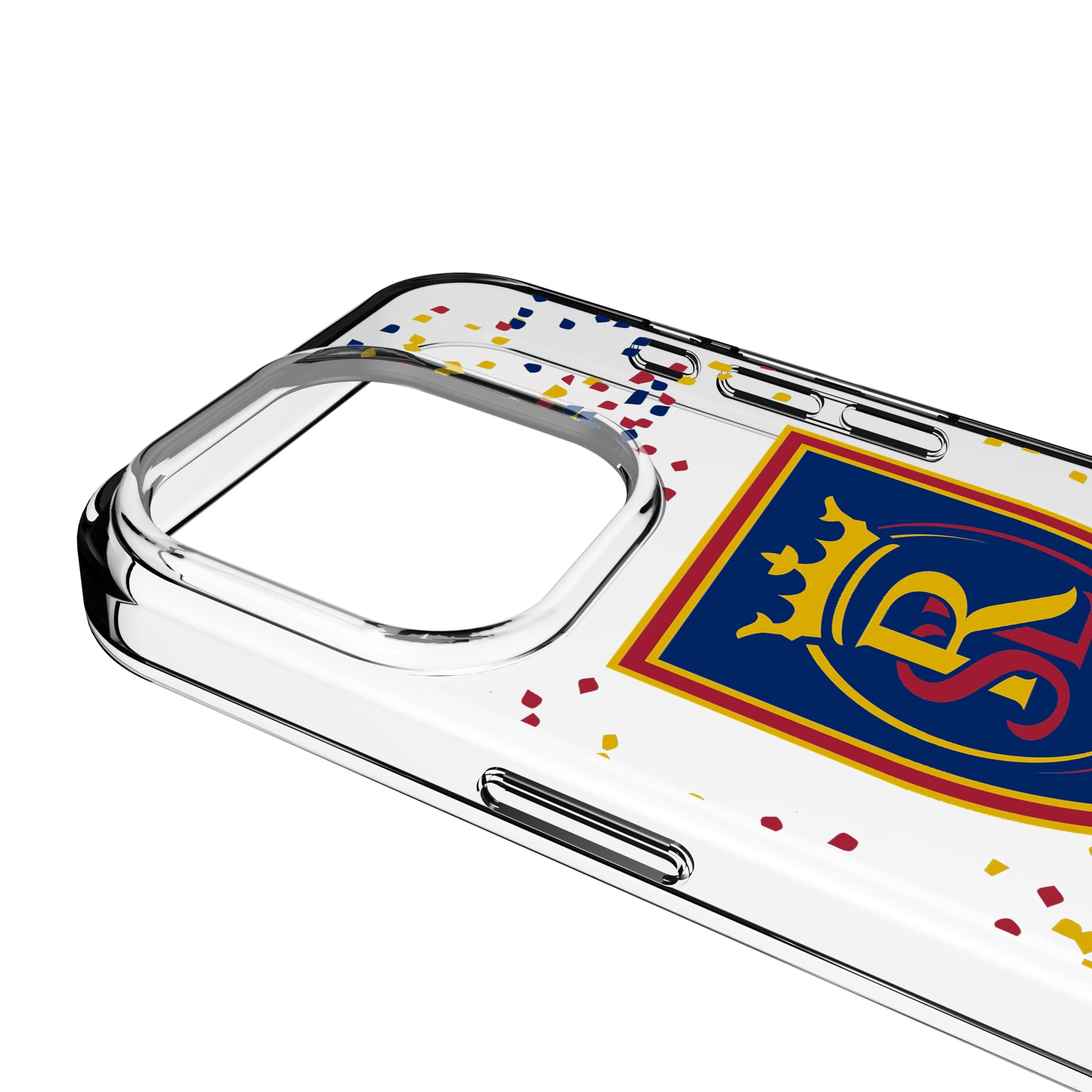 Real Salt Lake Confetti iPhone Clear Phone Case for Apple iPhone - Detail