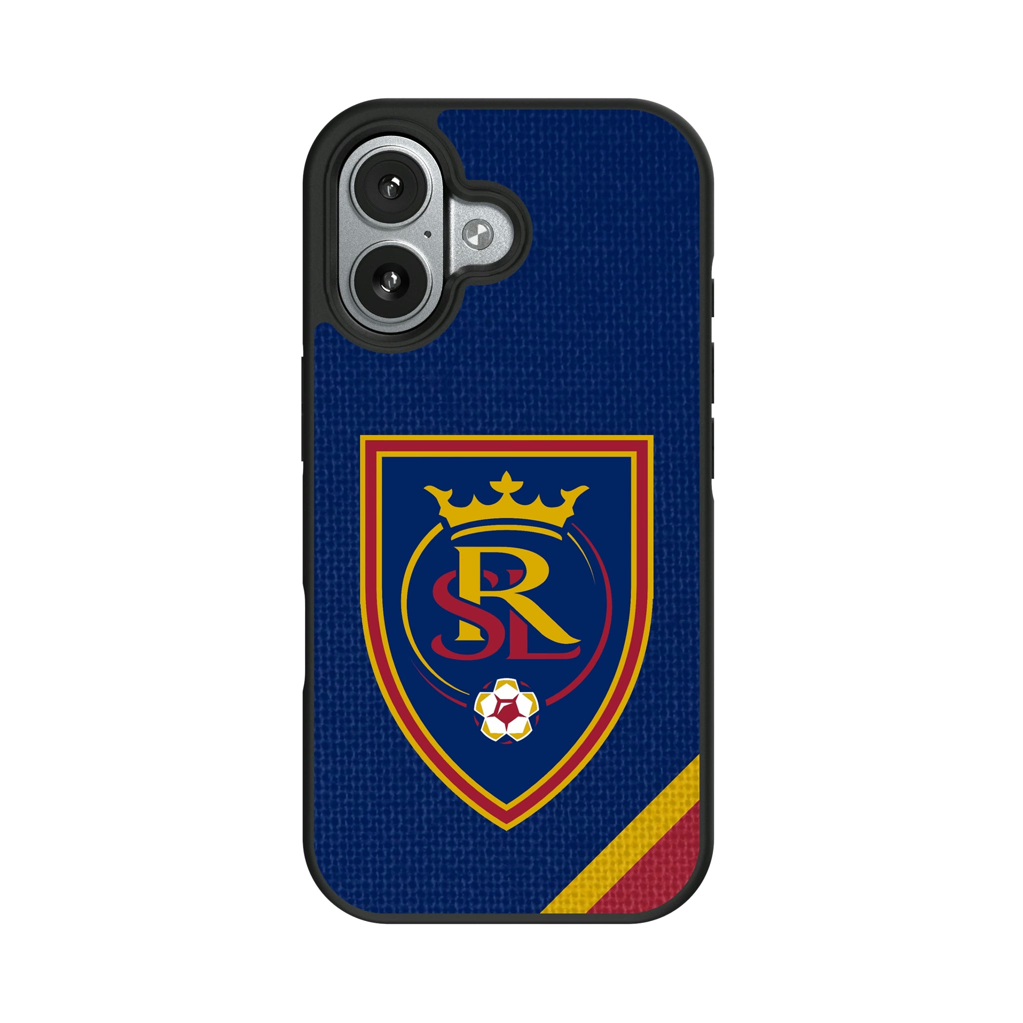Real Salt Lake Diagonal Stripe iPhone Bump Phone Case for Apple iPhone#Device_iPhone 17