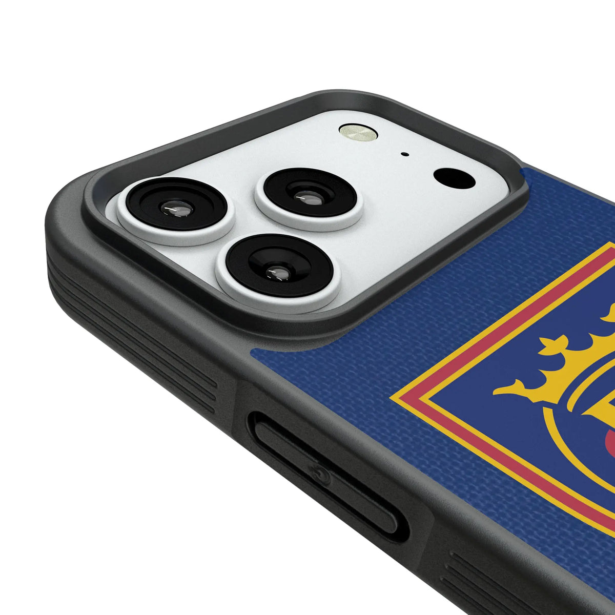 Real Salt Lake Diagonal Stripe iPhone Bump Phone Case for Apple iPhone - Detail#Device_iPhone 18 Pro