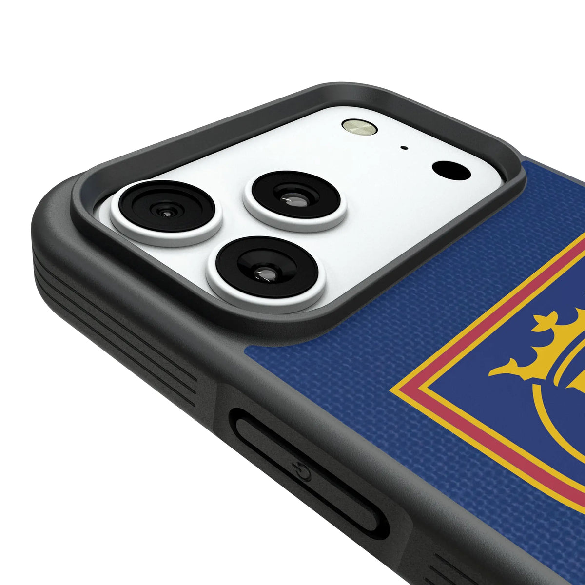 Real Salt Lake Diagonal Stripe iPhone Bump Phone Case for Apple iPhone - Detail#Device_iPhone 18 Pro Max