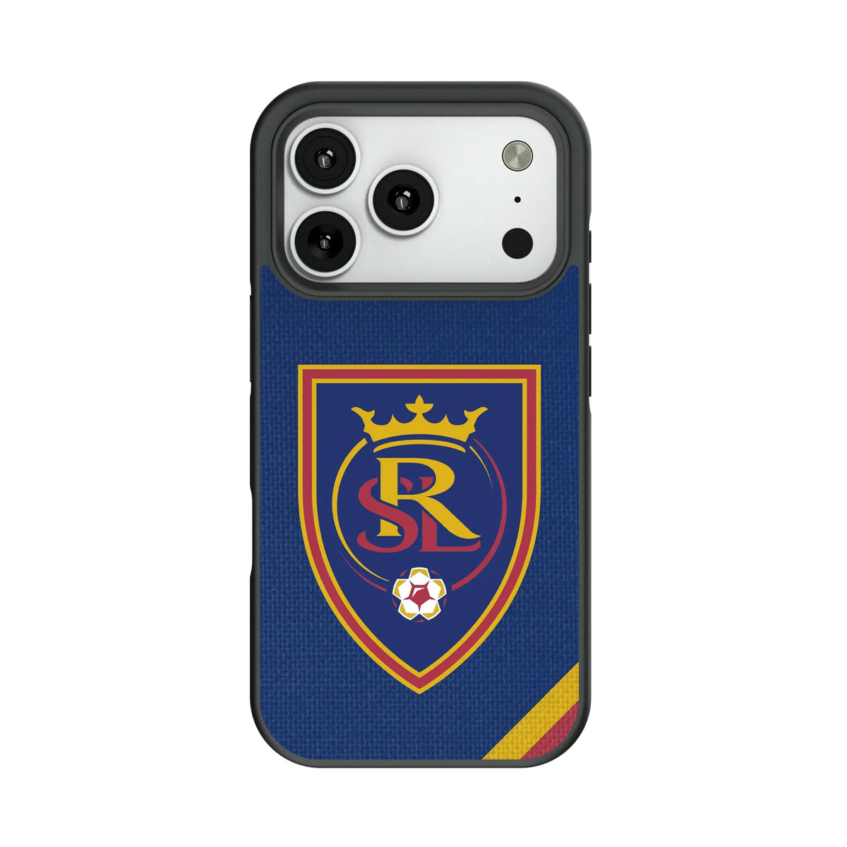Real Salt Lake Diagonal Stripe Bump Phone Case for Apple iPhone