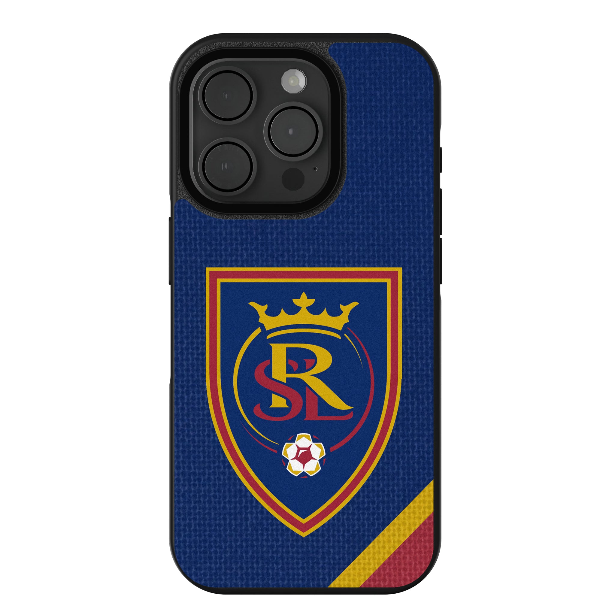 Real Salt Lake Diagonal Stripe iPhone Bump Phone Case for Apple iPhone