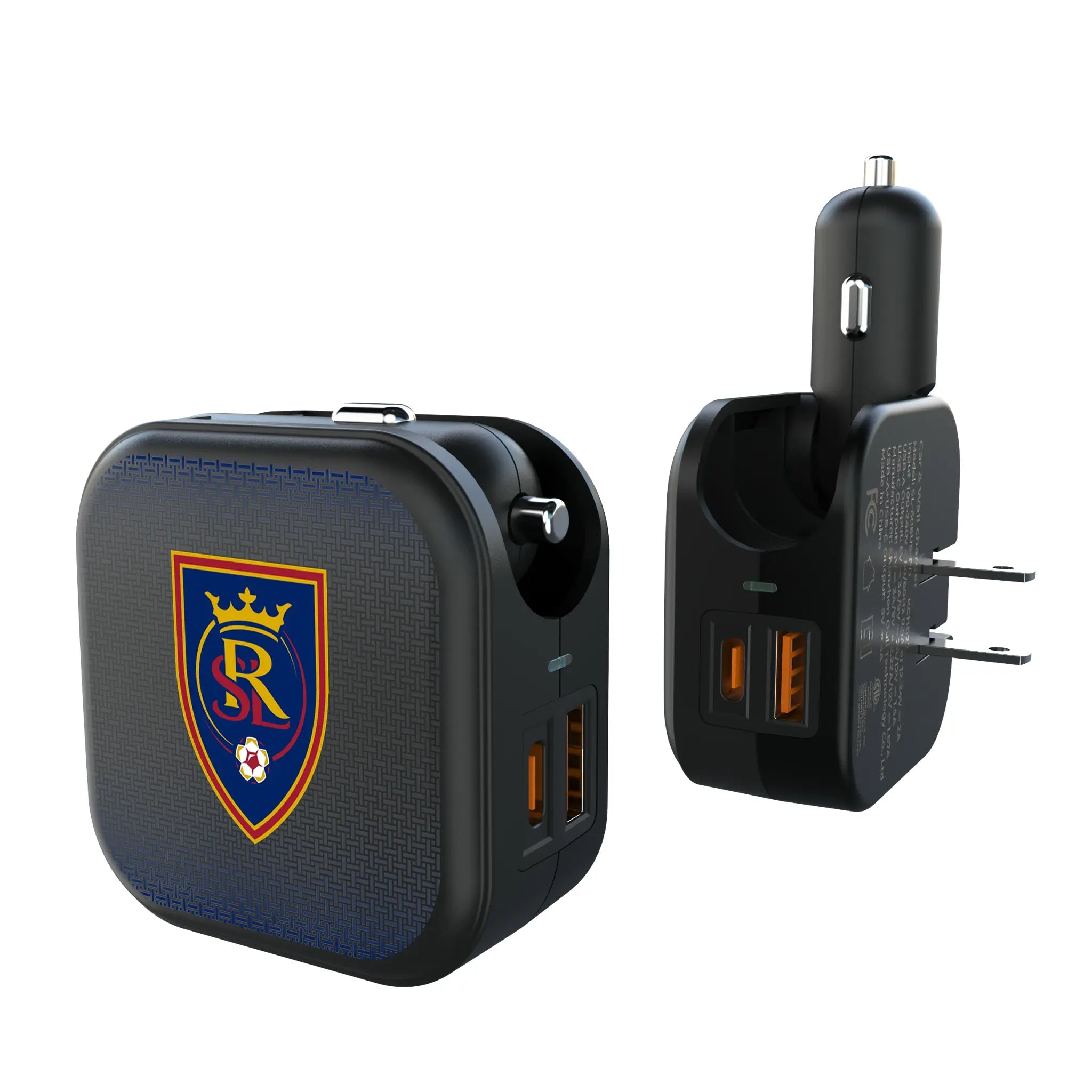 Real Salt Lake Linen 2 in 1 USB A/C Charger