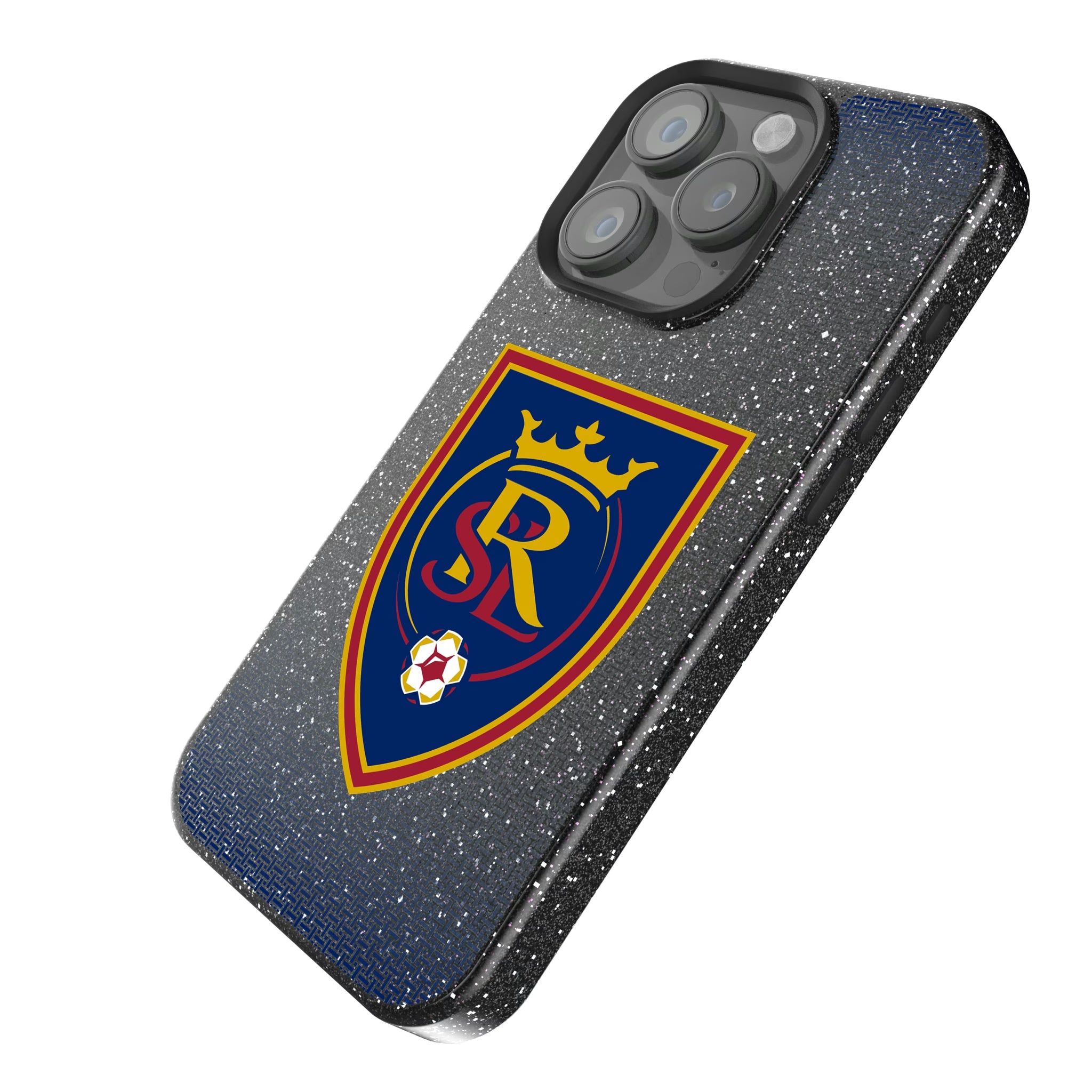 Real Salt Lake Linen iPhone Bling Phone Case for Apple iPhone - Isometric View