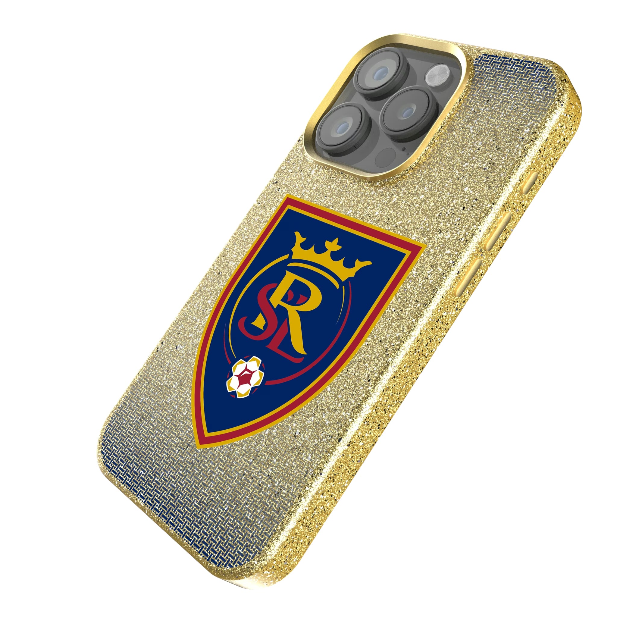 Real Salt Lake Linen iPhone Bling Phone Case for Apple iPhone - Isometric View