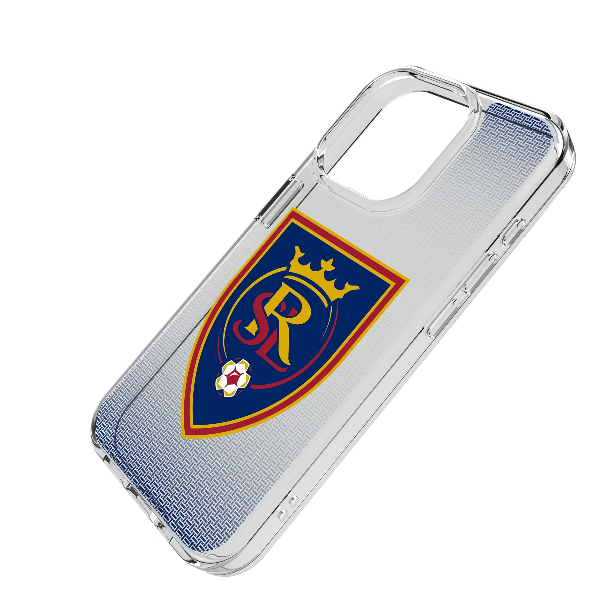 Real Salt Lake Linen iPhone Clear Phone Case for Apple iPhone - Isometric View