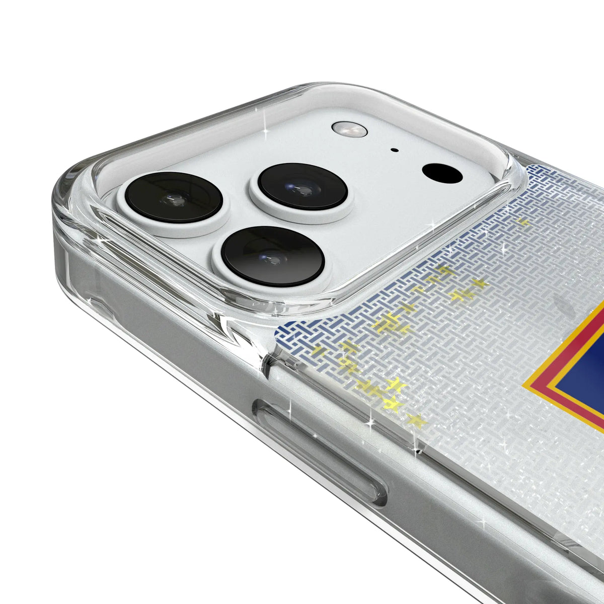 Real Salt Lake Linen iPhone Glitter Phone Case for Apple iPhone - Detail#Device_iPhone 18 Pro