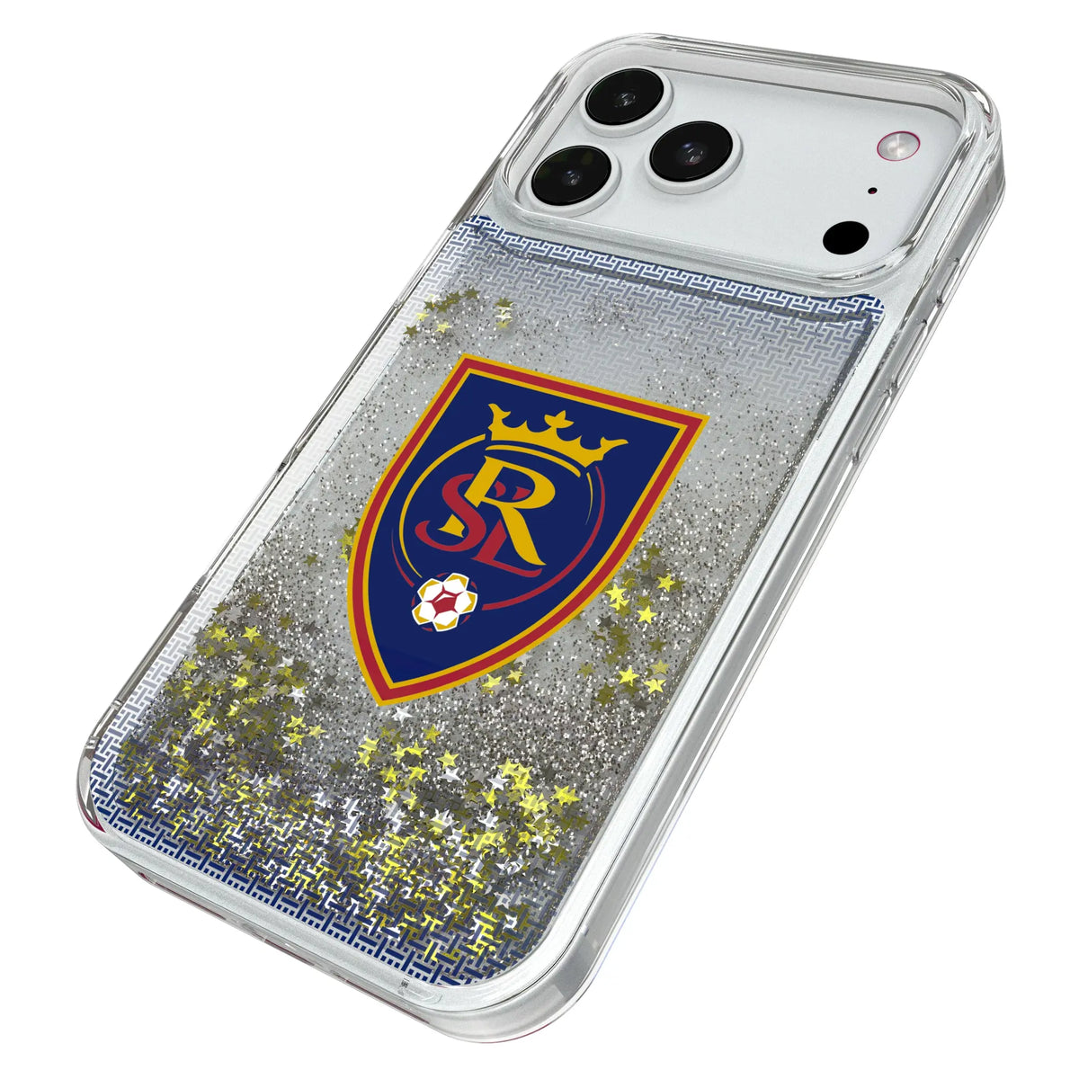 Real Salt Lake Linen iPhone Glitter Phone Case for Apple iPhone - Isometric View#Device_iPhone 18 Pro Max