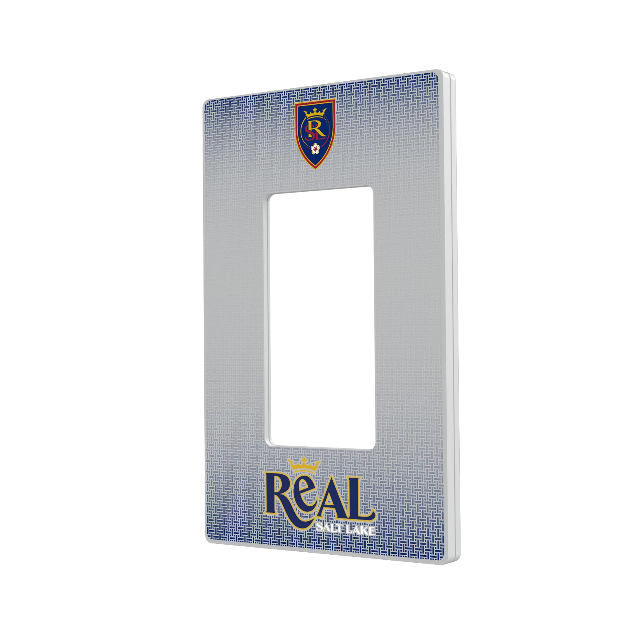 Real Salt Lake Linen Hidden-Screw Light Switch Plate#Style_Single Rocker