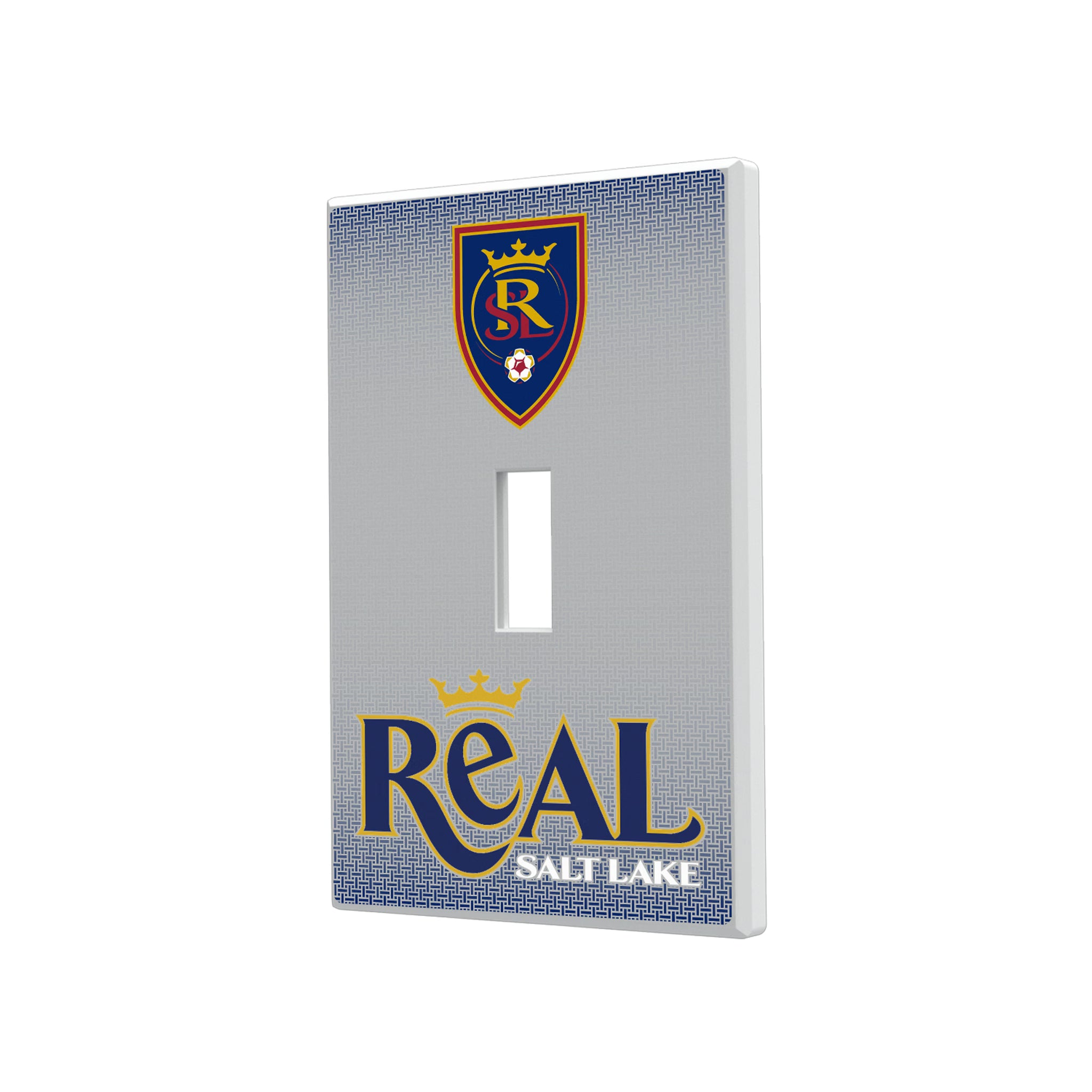Real Salt Lake Linen Hidden-Screw Light Switch Plate#Style_Single Toggle