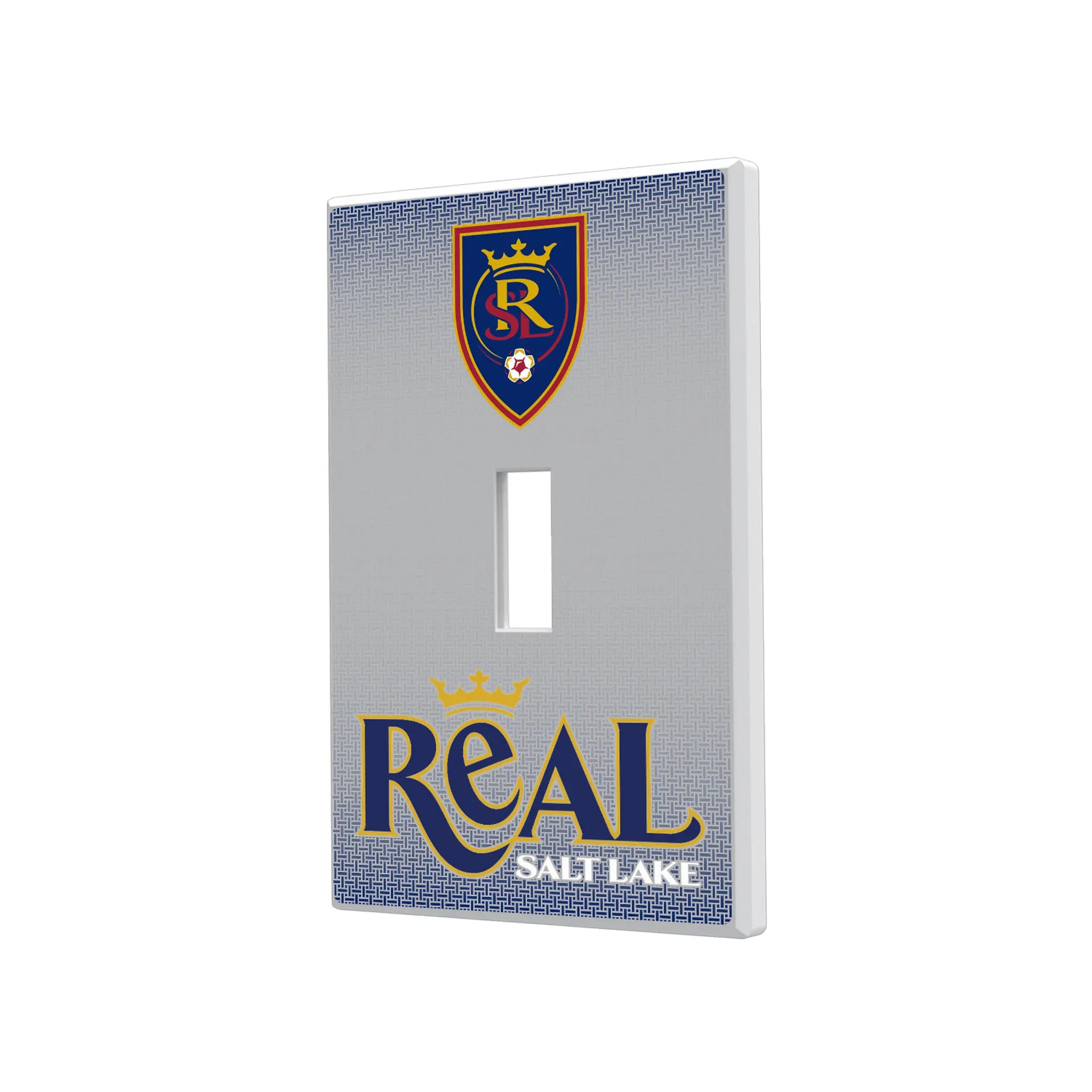 Real Salt Lake Linen Hidden-Screw Light Switch Plate#Style_Single Toggle