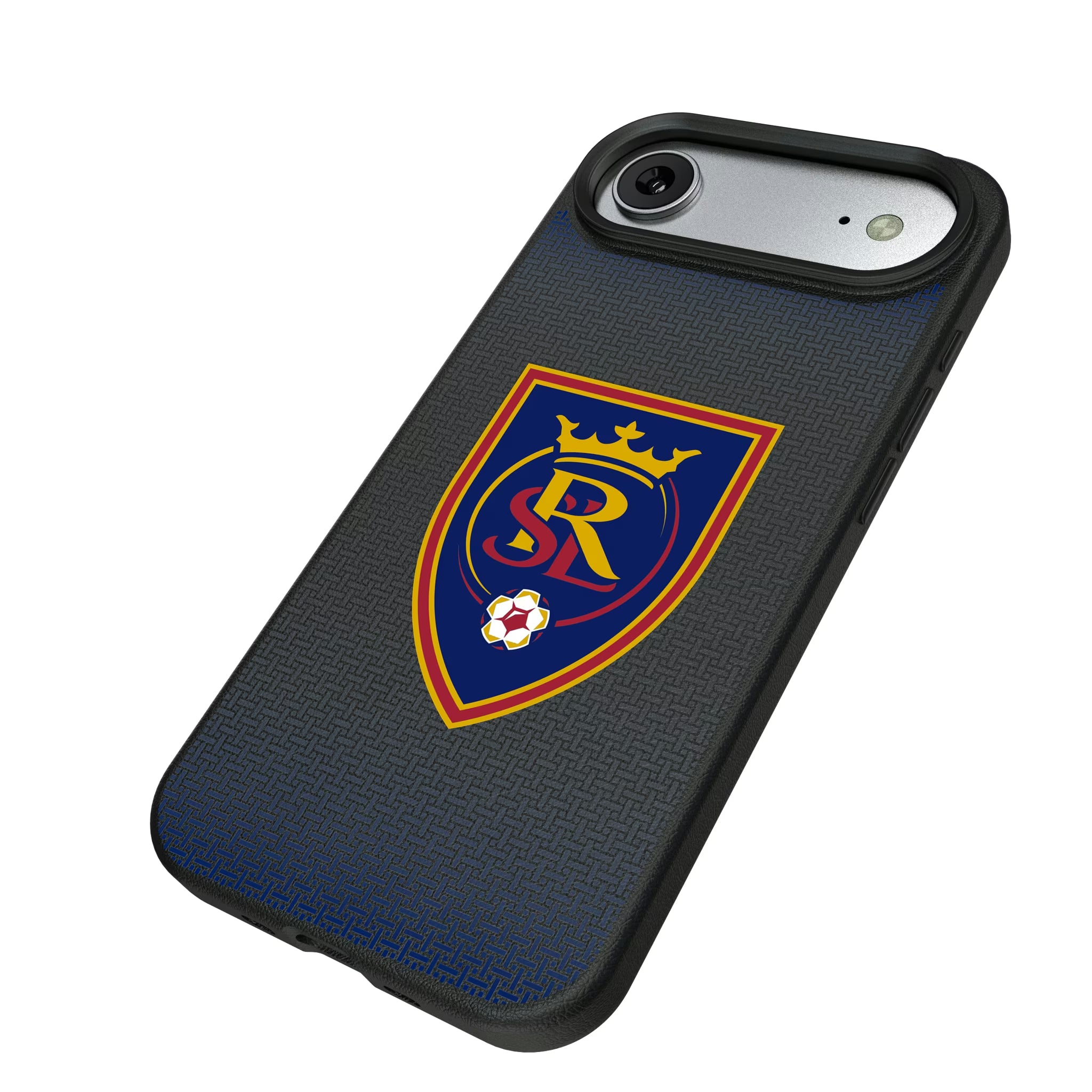 Real Salt Lake Linen iPhone MagSafe Compatible Phone Case for Apple iPhone - Isometric View#Device_iPhone Air