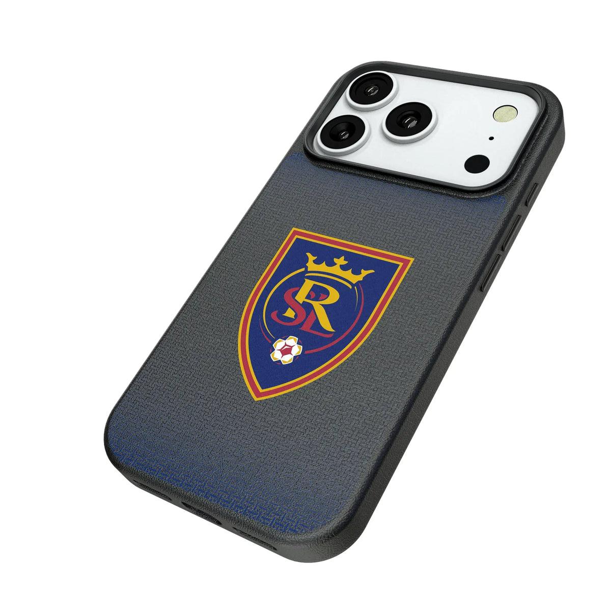 Real Salt Lake Linen iPhone MagSafe Compatible Phone Case for Apple iPhone - Isometric View#Device_iPhone 18 Pro