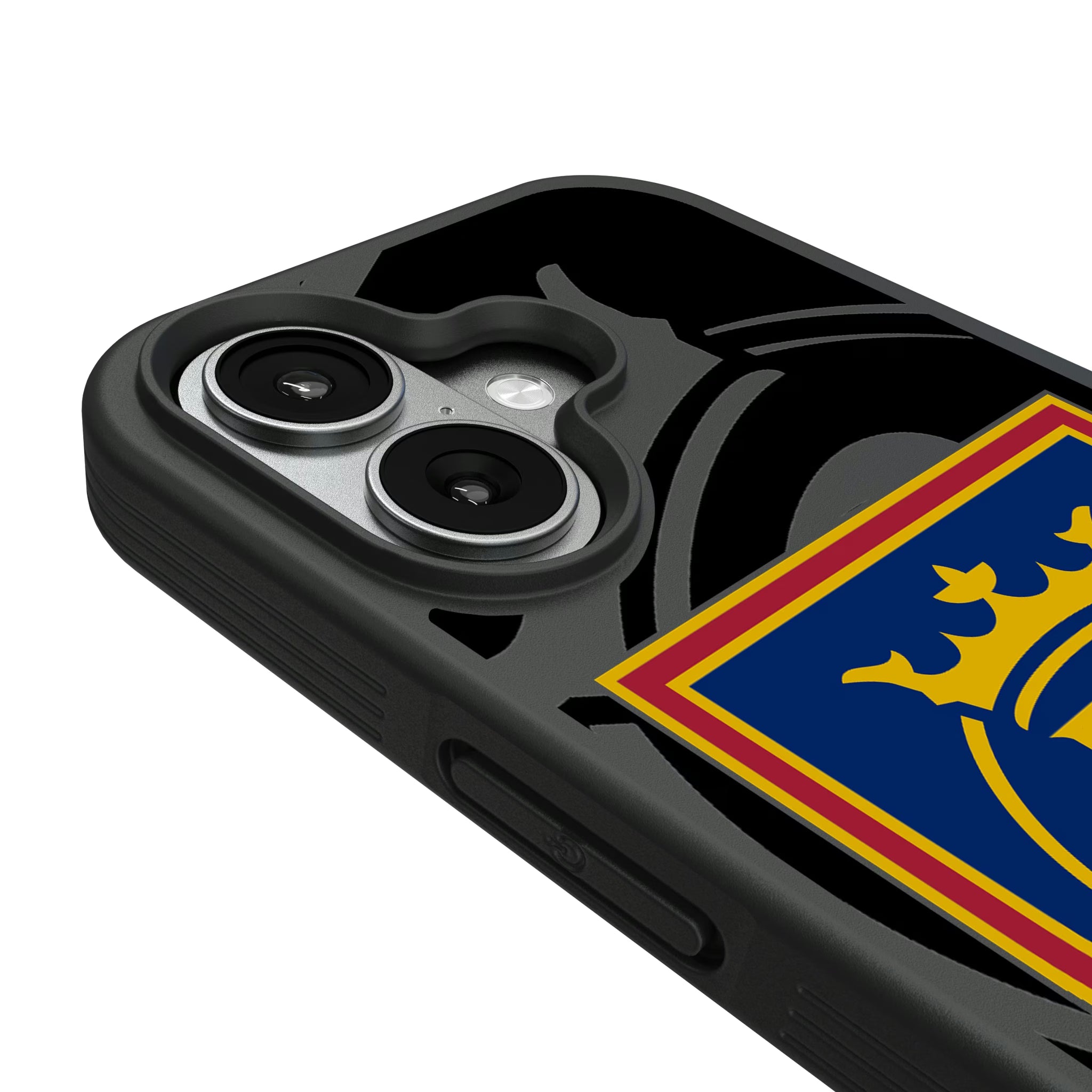 Real Salt Lake Monocolor Tilt iPhone Bump Phone Case for Apple iPhone - Detail#Device_iPhone 17
