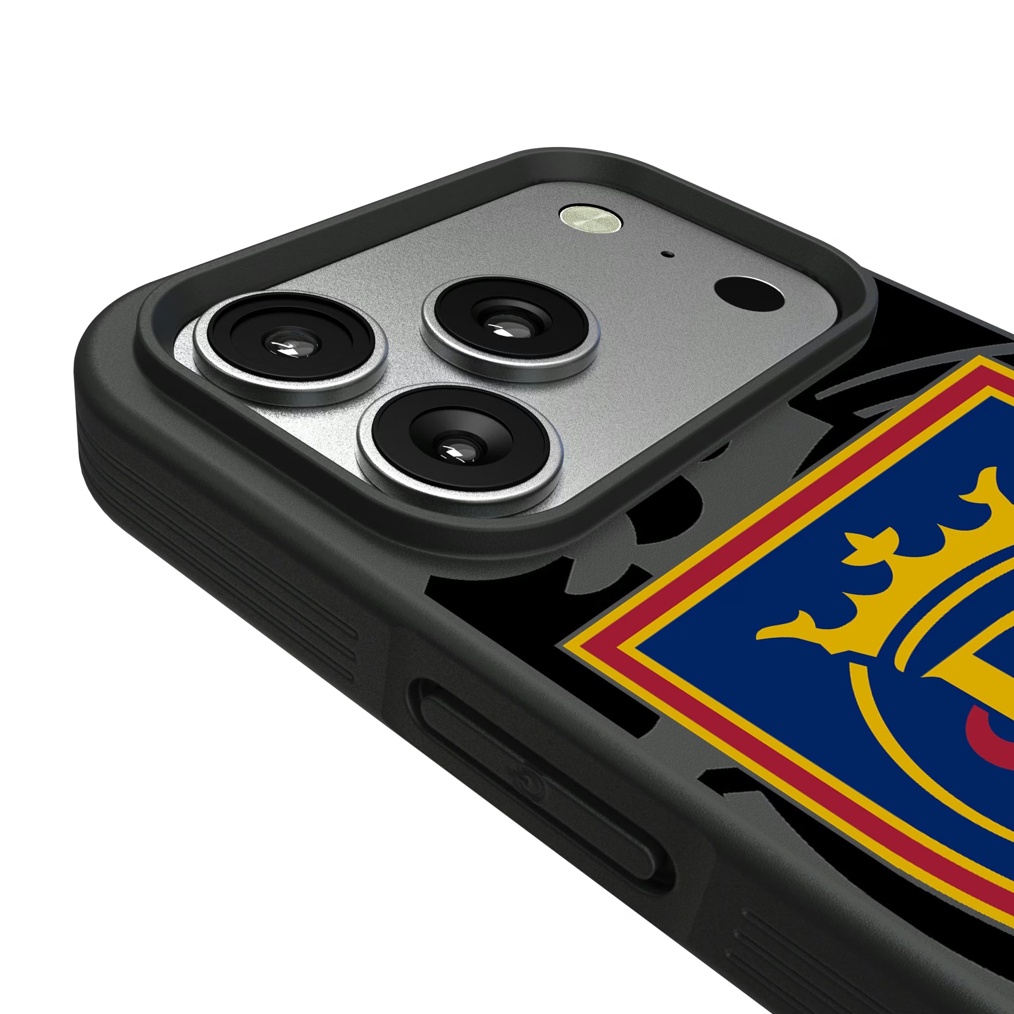 Real Salt Lake Monocolor Tilt iPhone Bump Phone Case for Apple iPhone - Detail#Device_iPhone 17 Pro