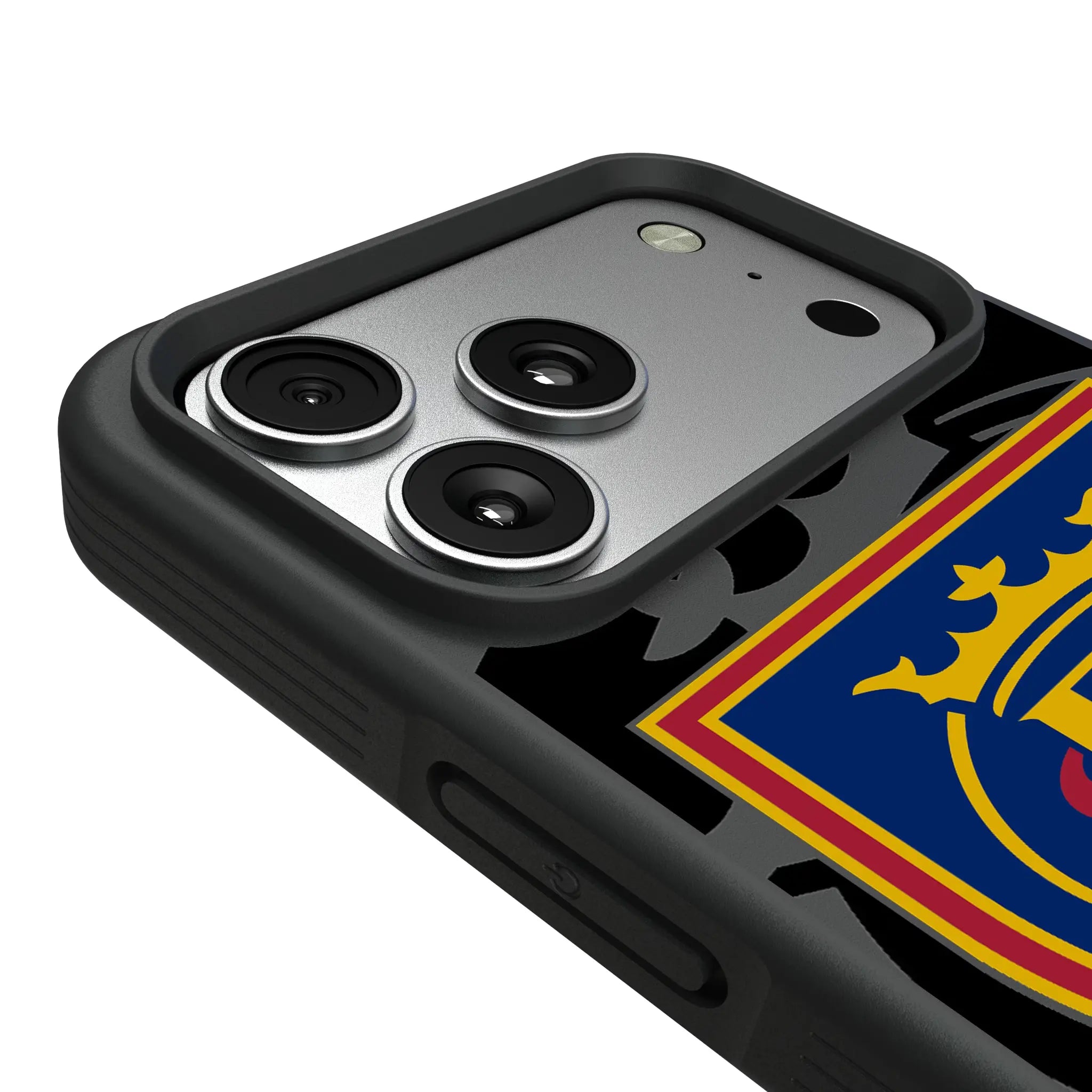 Real Salt Lake Monocolor Tilt iPhone Bump Phone Case for Apple iPhone - Detail#Device_iPhone 17 Pro Max