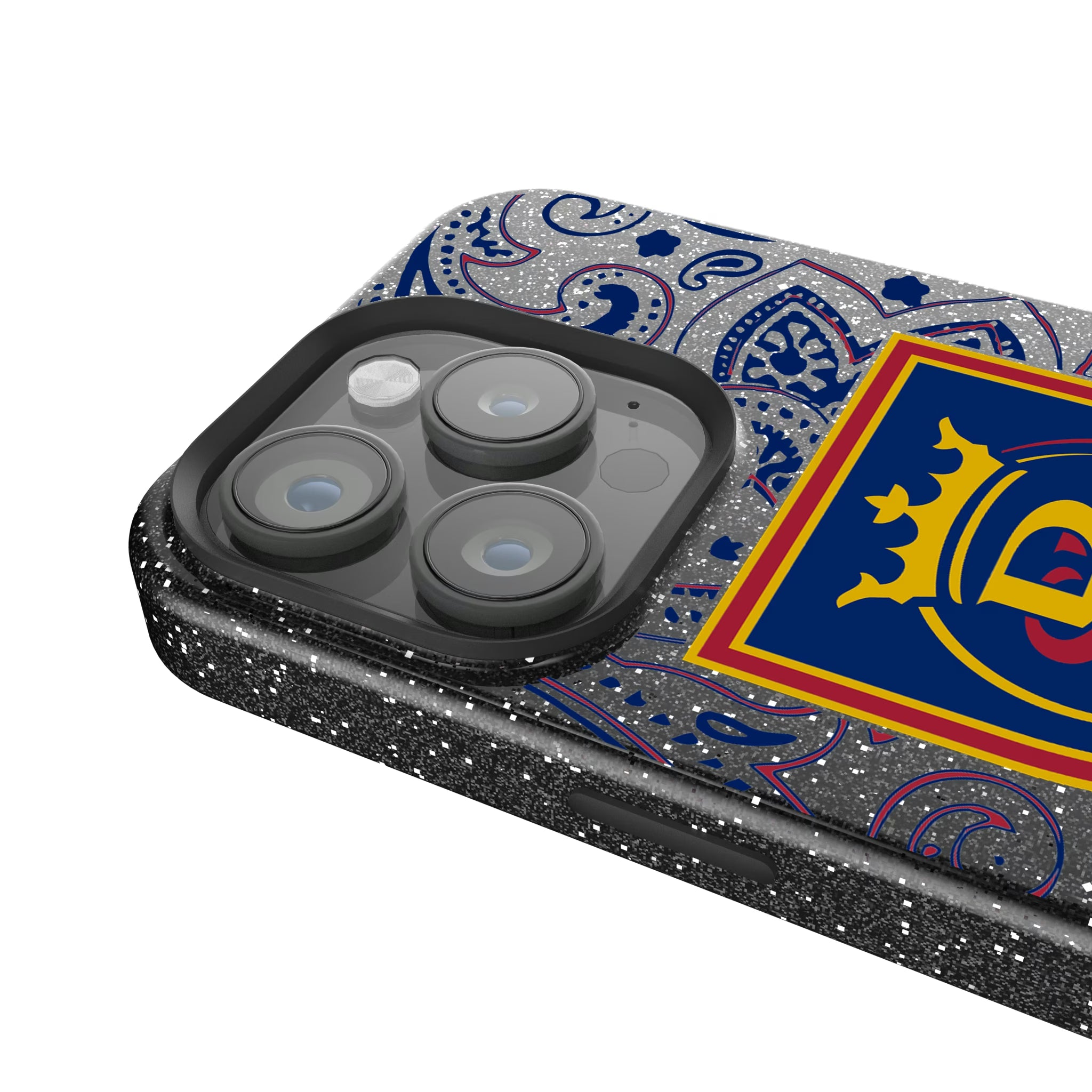 Real Salt Lake Paisley iPhone Bling Phone Case for Apple iPhone - Detail