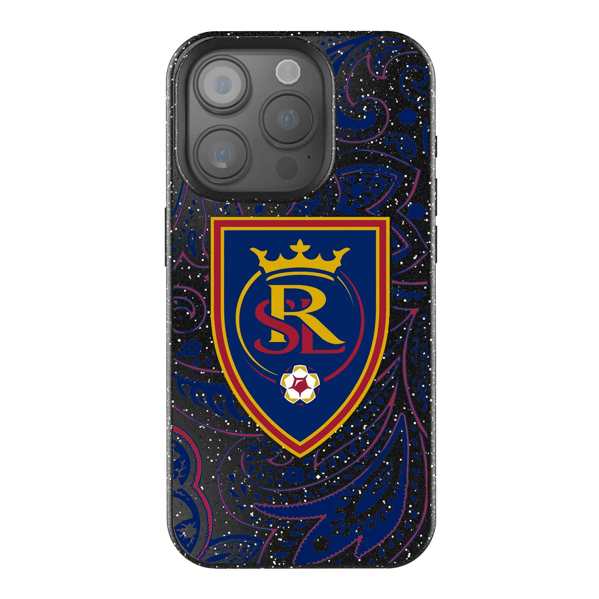 Real Salt Lake Paisley iPhone Bling Phone Case for Apple iPhone