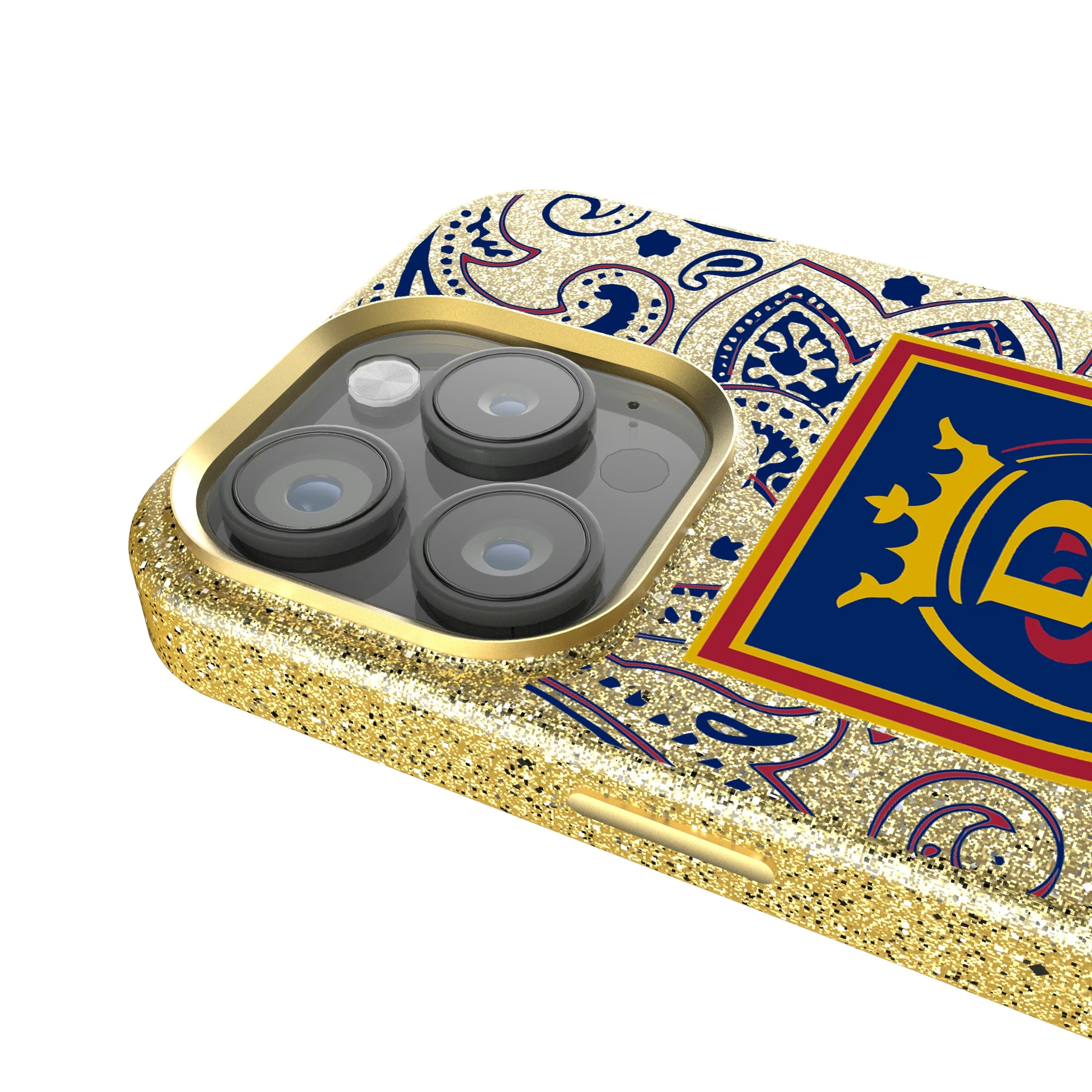 Real Salt Lake Paisley iPhone Bling Phone Case for Apple iPhone - Detail