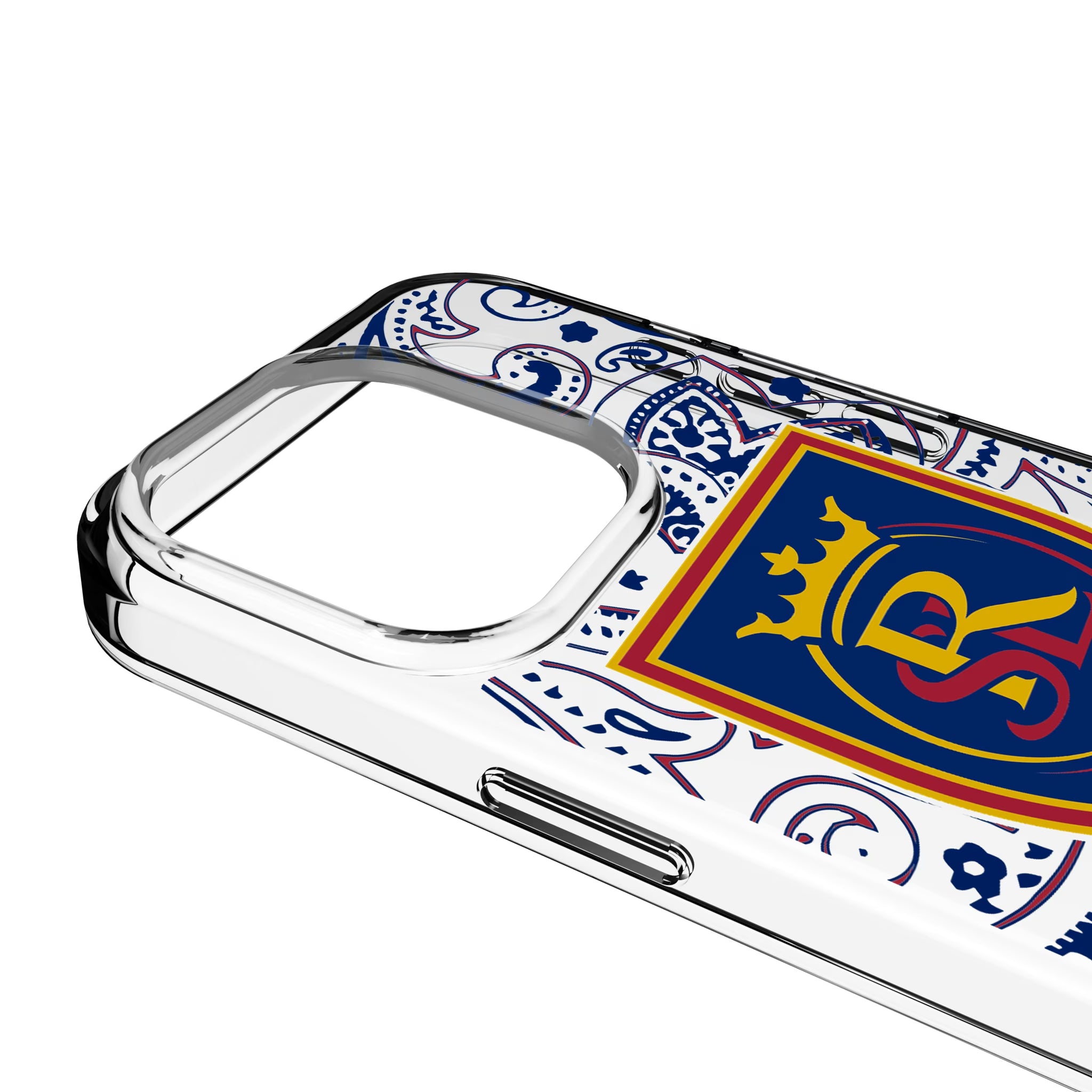 Real Salt Lake Paisley iPhone Clear Phone Case for Apple iPhone - Detail