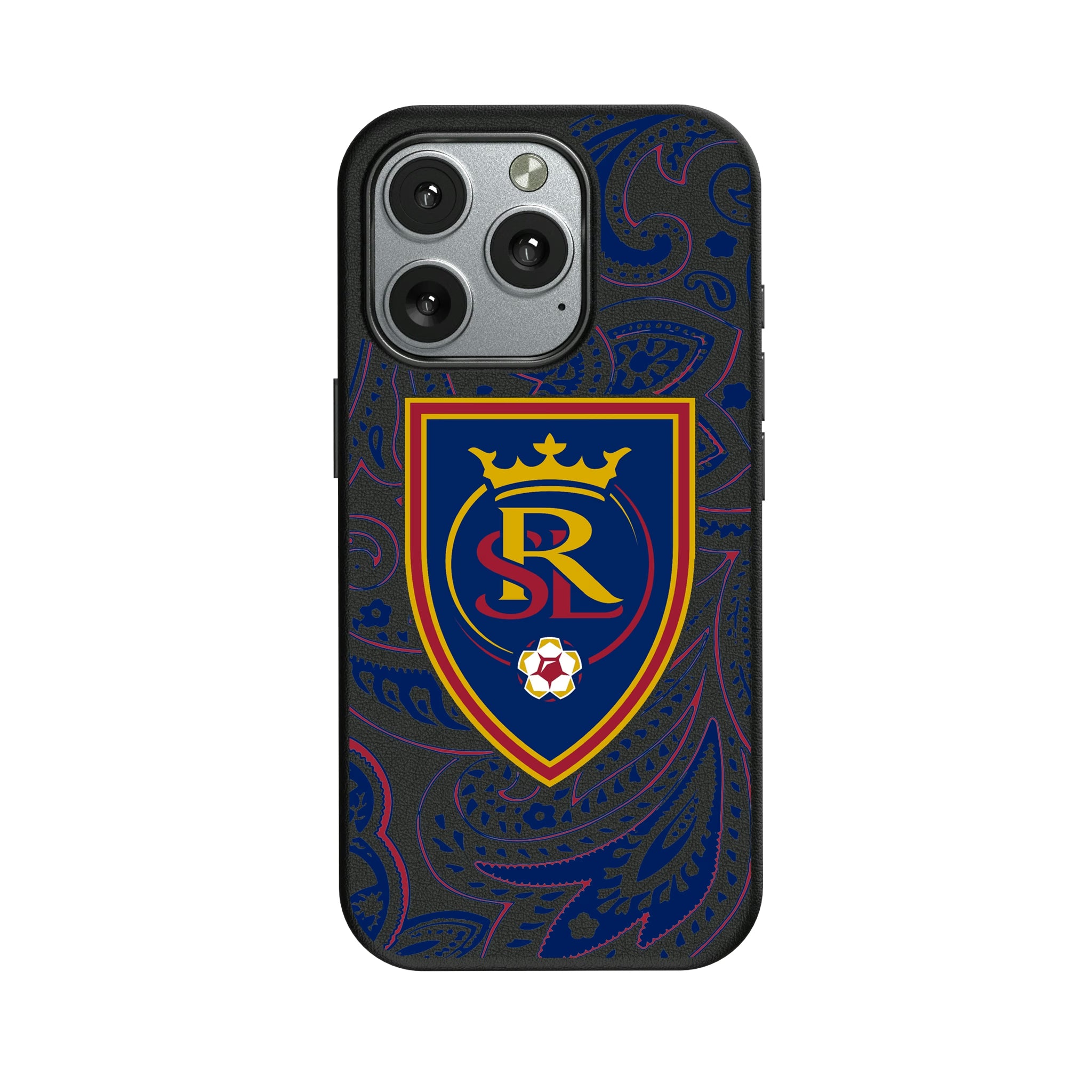 Real Salt Lake Paisley iPhone MagSafe Compatible Phone Case for Apple iPhone