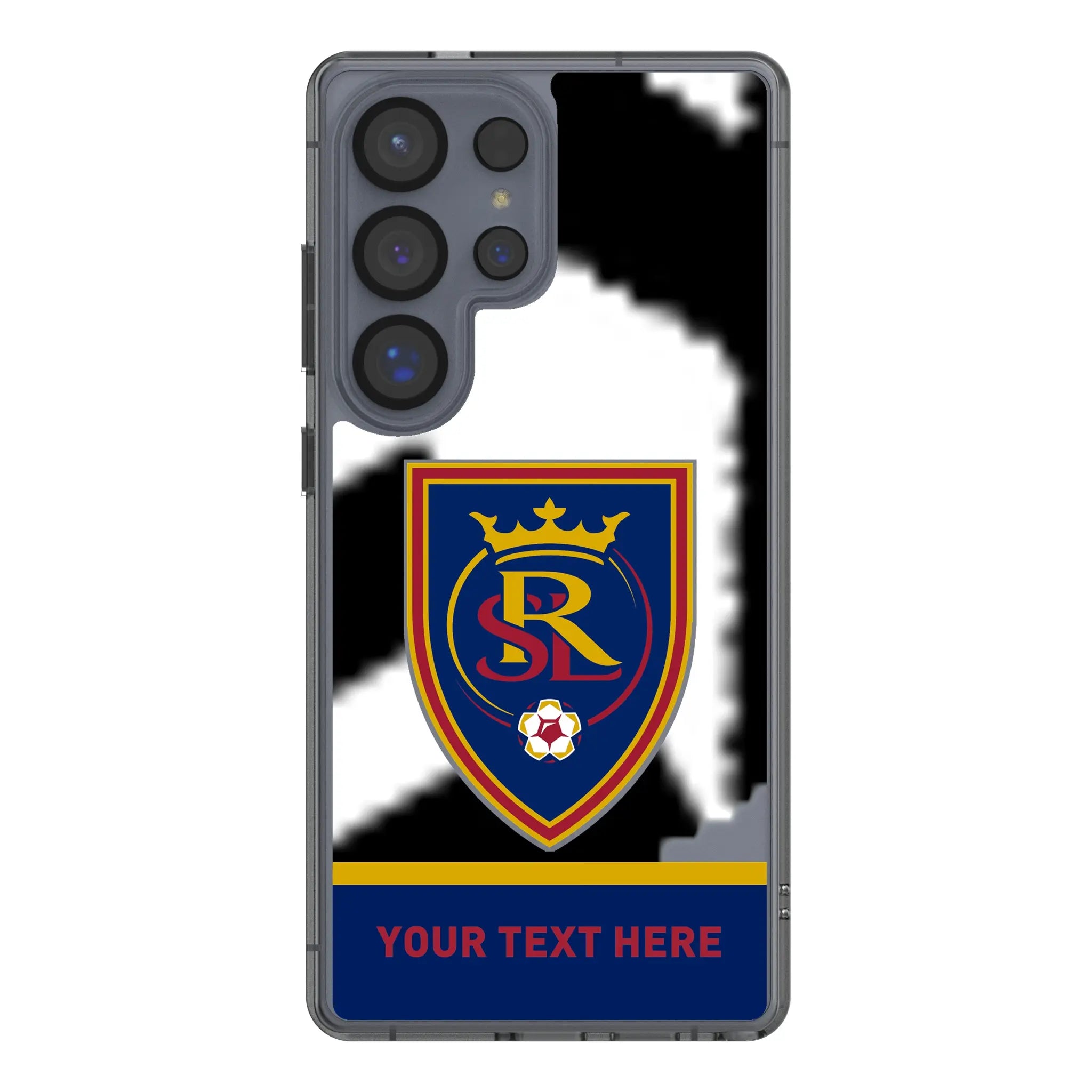 Real Salt Lake Personalized EndZone Plus Galaxy Clear Phone Case for Samsung Galaxy