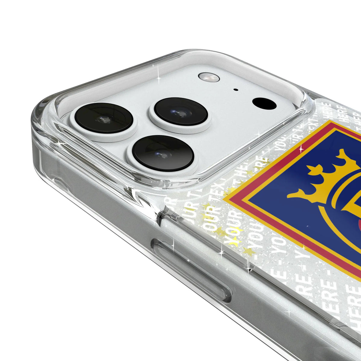 Real Salt Lake Personalized EndZone Plus iPhone Glitter Phone Case for Apple iPhone - Detail#Device_iPhone 18 Pro