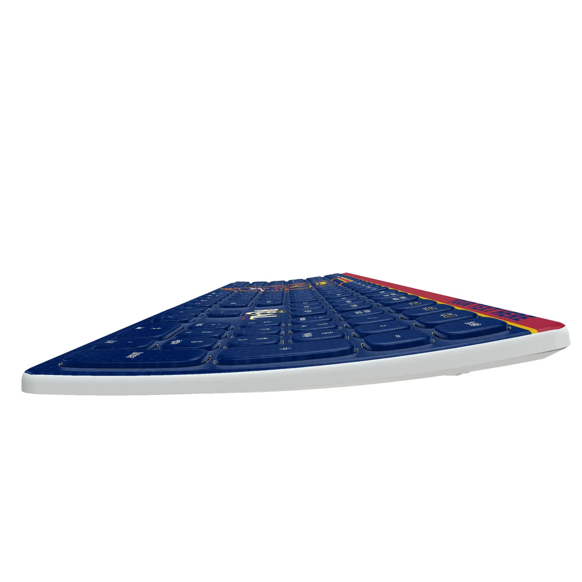 Real Salt Lake Personalized Endzone Solid KKB605 Curved Wireless Keyboard