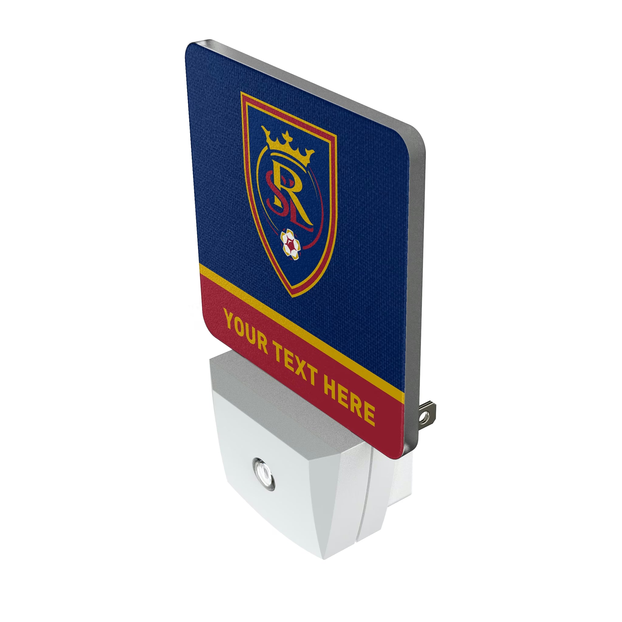 Real Salt Lake Personalized Endzone Solid Night Light 2-Pack - Isometric View