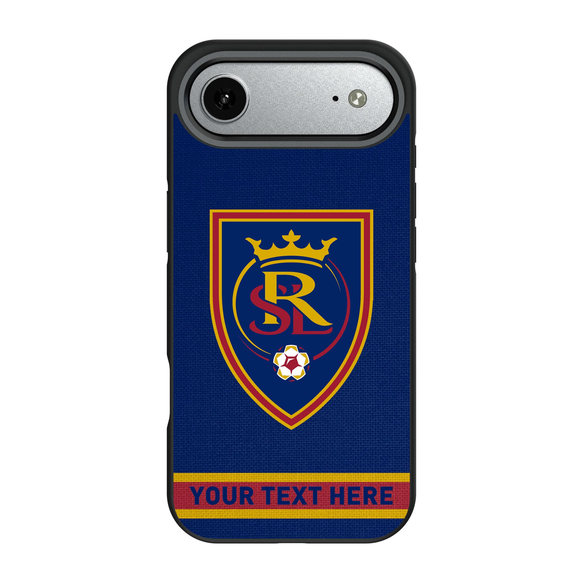 Real Salt Lake Personalized Stripe iPhone Bump Phone Case for Apple iPhone#Device_iPhone Air