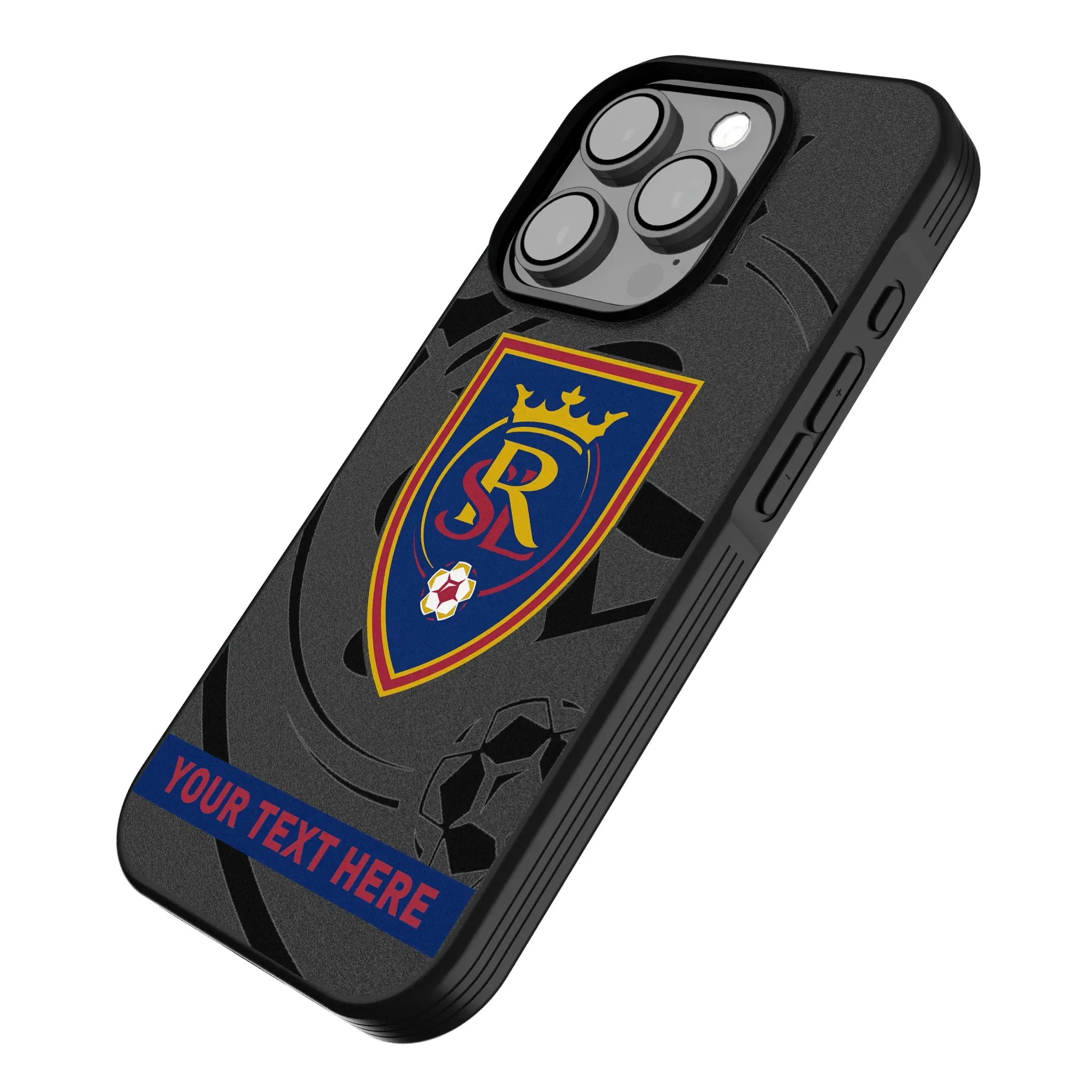 Real Salt Lake Personalized Tilt iPhone Bump Phone Case for Apple iPhone - Isometric View