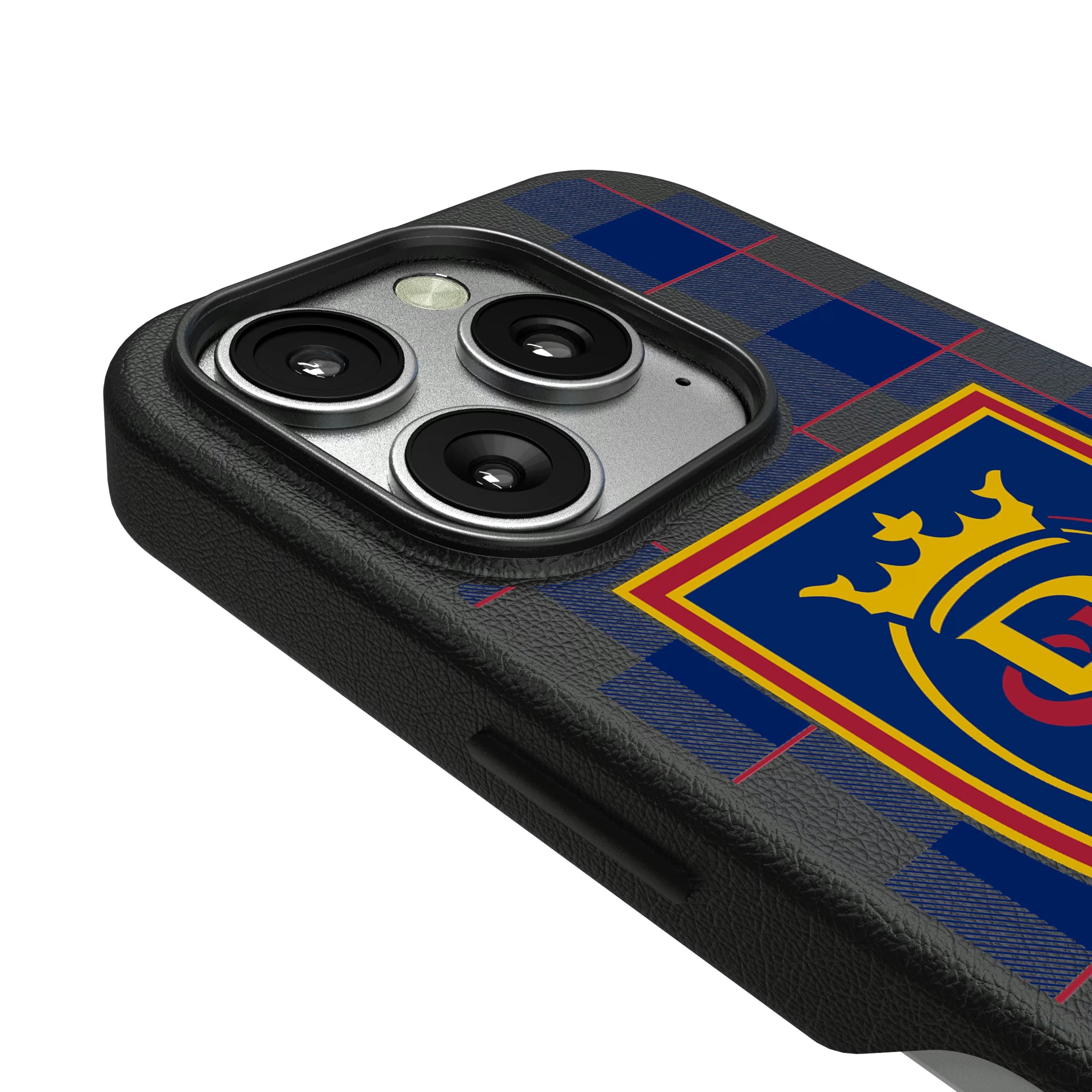 Real Salt Lake Plaid iPhone MagSafe Compatible Phone Case for Apple iPhone - Detail