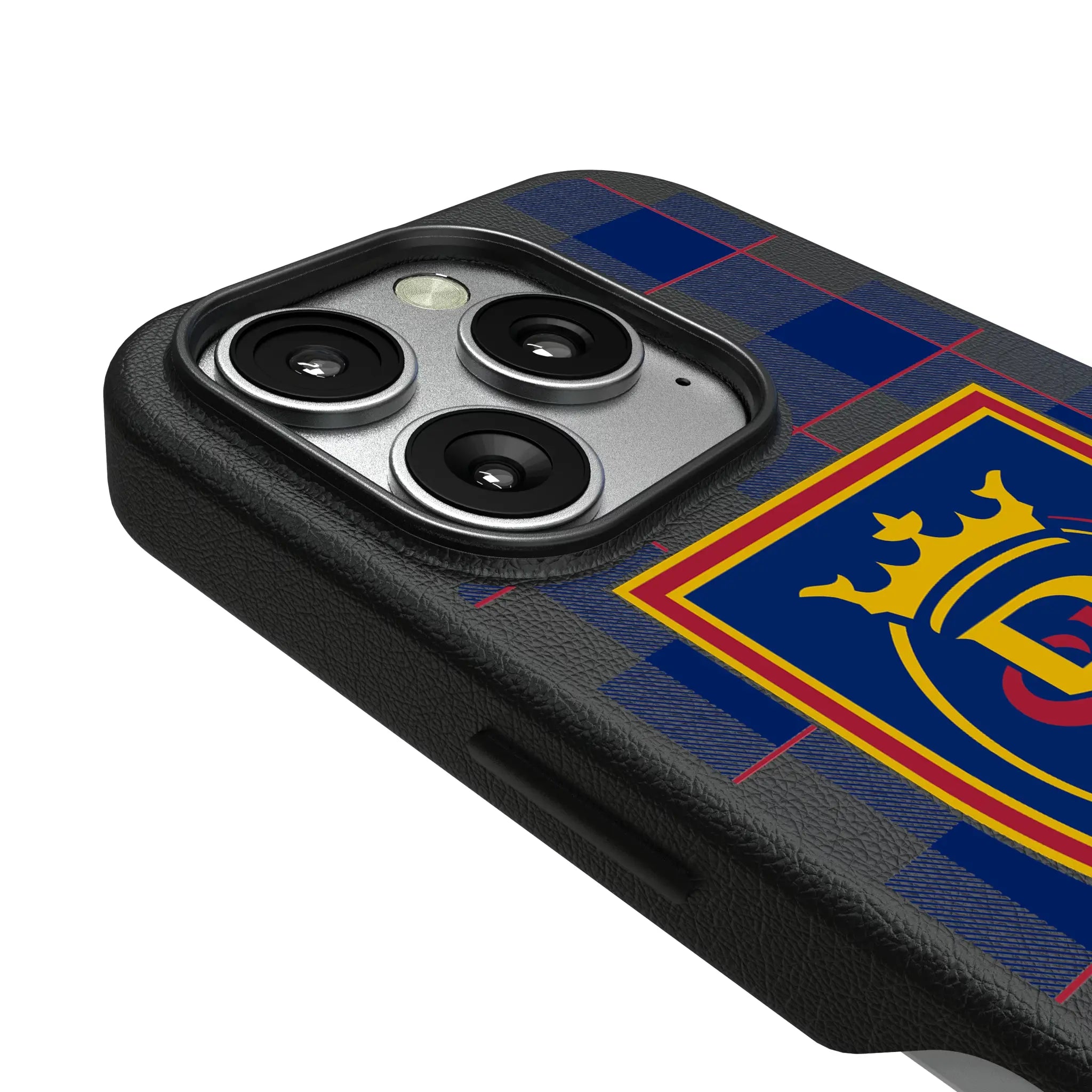 Real Salt Lake Plaid iPhone MagSafe Compatible Phone Case for Apple iPhone - Detail