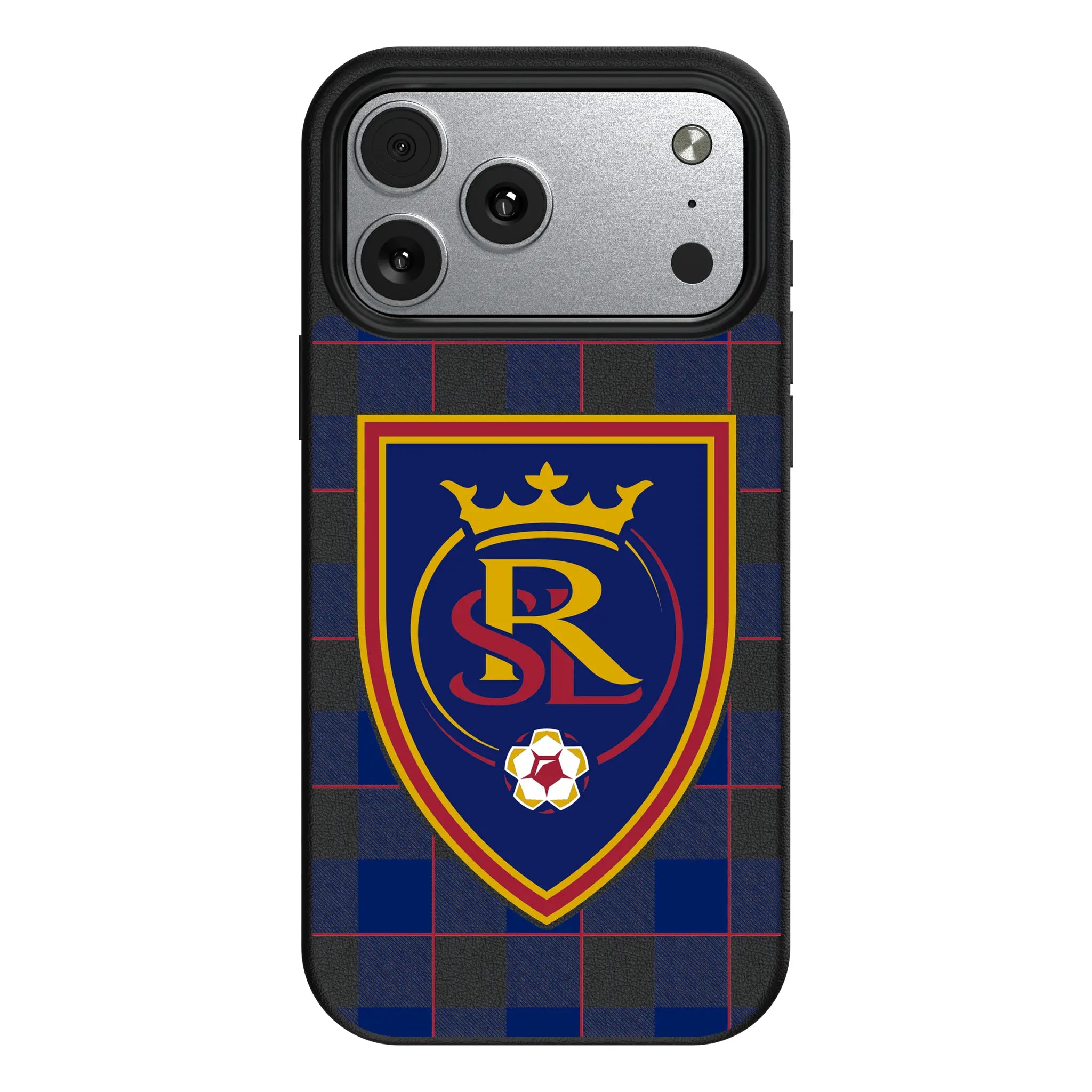 Real Salt Lake Plaid iPhone MagSafe Compatible Phone Case for Apple iPhone#Device_iPhone 17 Pro Max