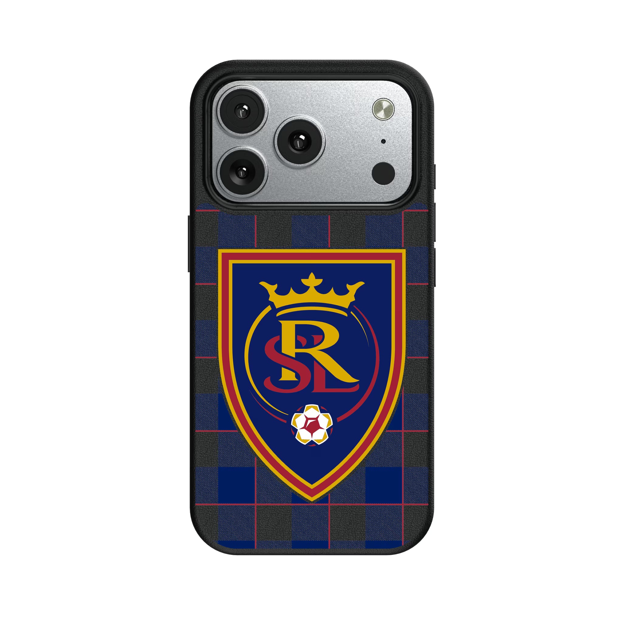 Real Salt Lake Plaid iPhone MagSafe Compatible Phone Case for Apple iPhone#Device_iPhone 17 Pro