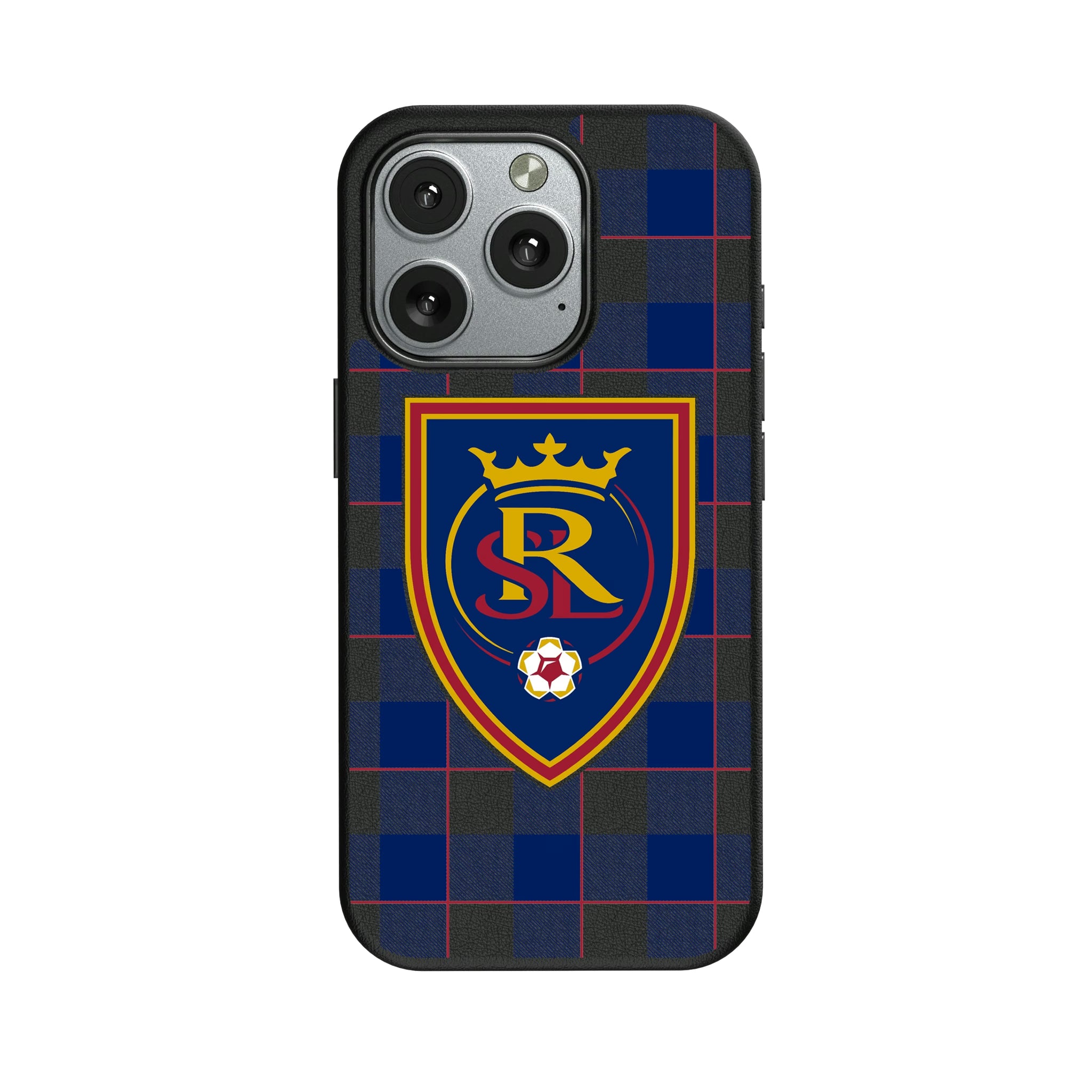 Real Salt Lake Plaid iPhone MagSafe Compatible Phone Case for Apple iPhone