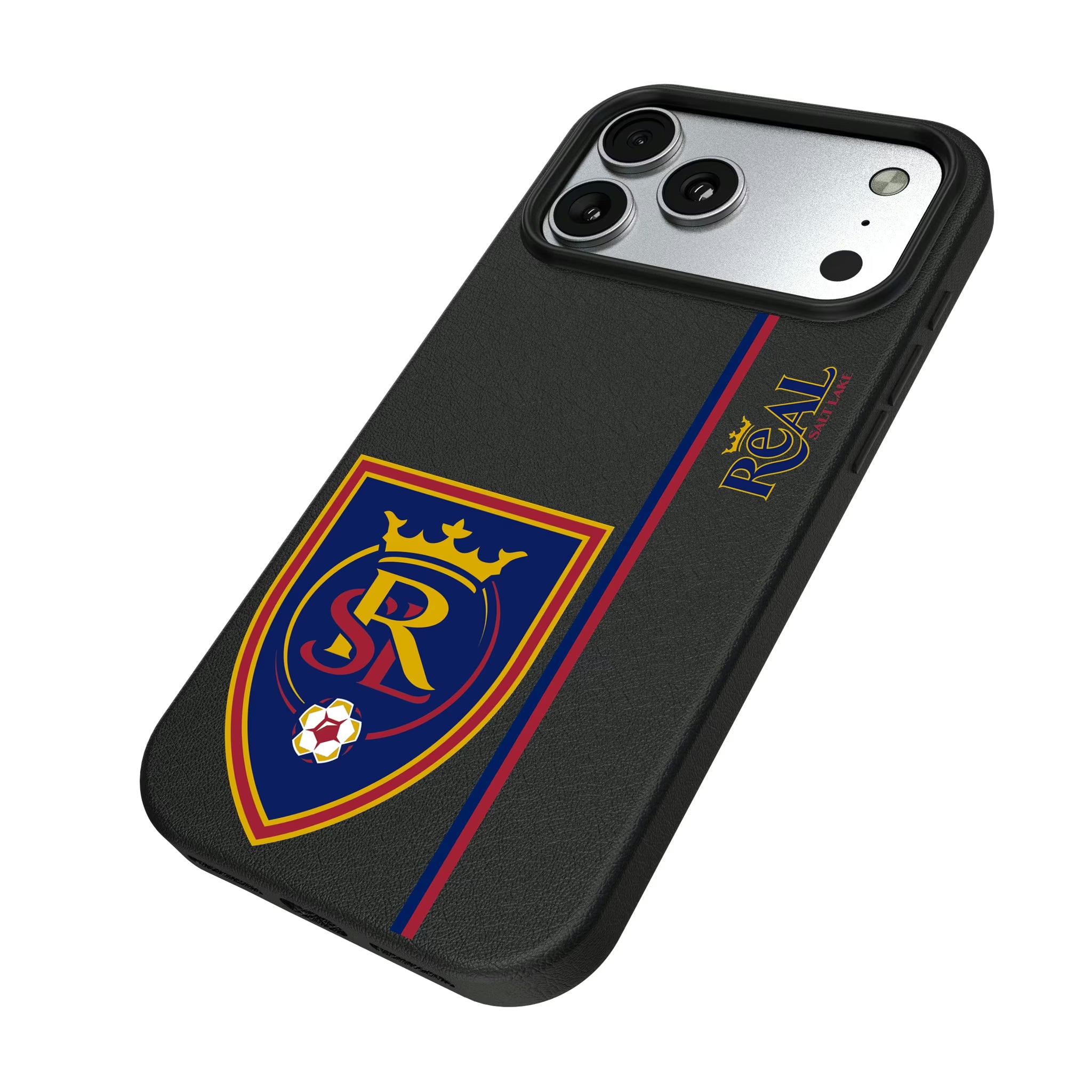 Real Salt Lake Sidebar iPhone MagSafe Compatible Phone Case for Apple iPhone - Isometric View#Device_iPhone 17 Pro Max