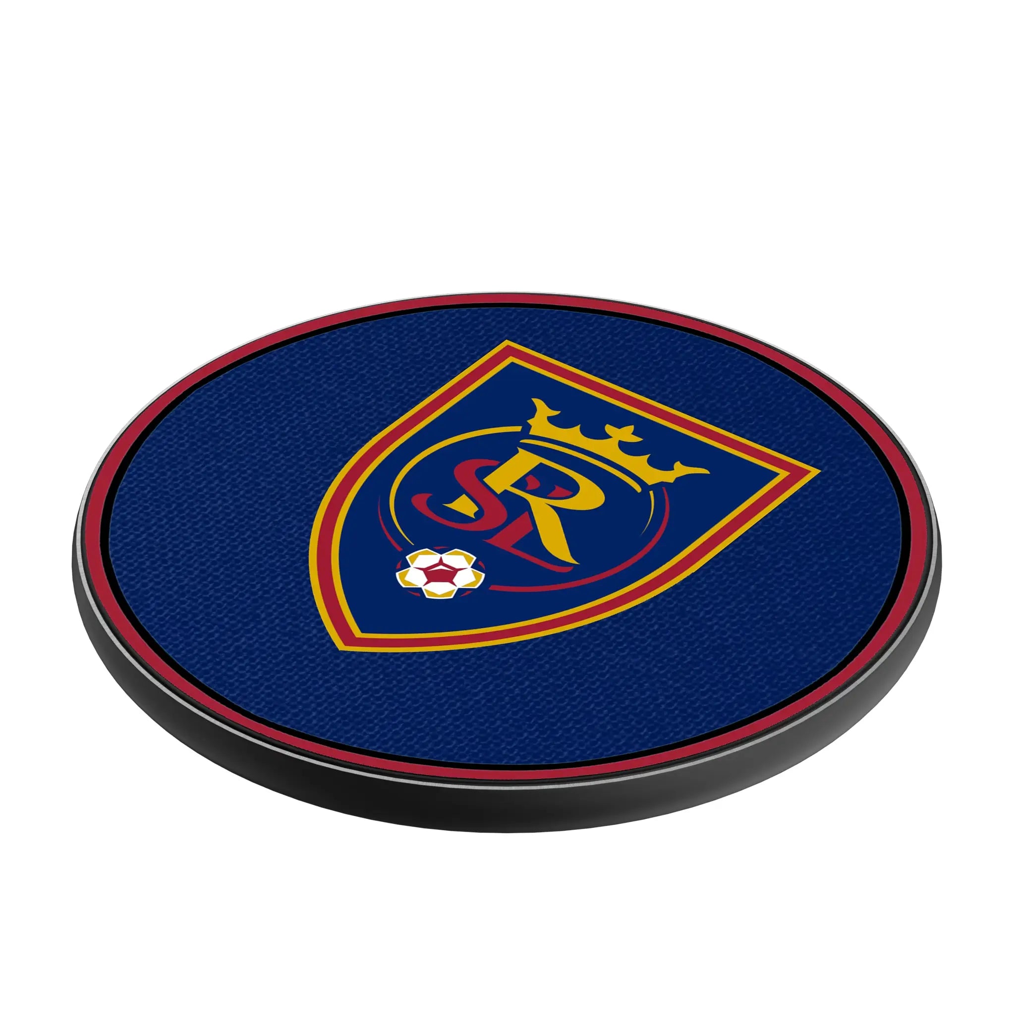 Real Salt Lake Solid 15-Watt Wireless Charger - Isometric View
