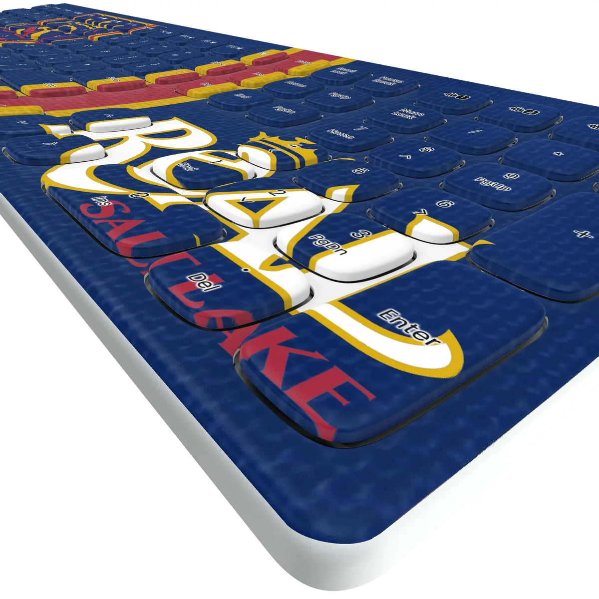 Real Salt Lake Stripe KKB605 Curved Wireless Keyboard - Detail