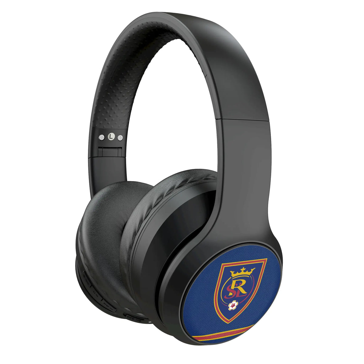 Real Salt Lake Stripe Wireless Over-Ear Headphones With Case