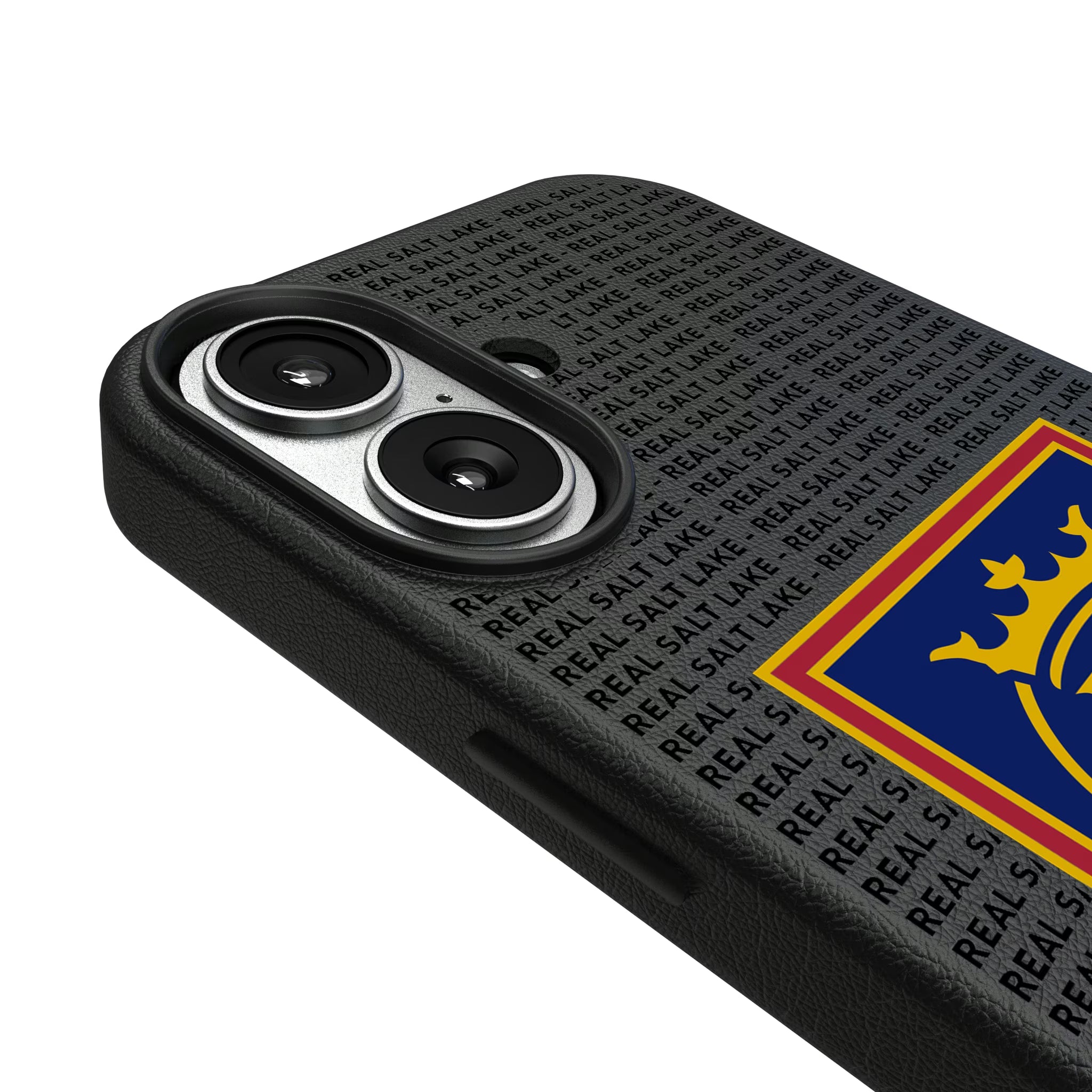 Real Salt Lake Text Backdrop iPhone MagSafe Compatible Phone Case for Apple iPhone - Detail#Device_iPhone 17