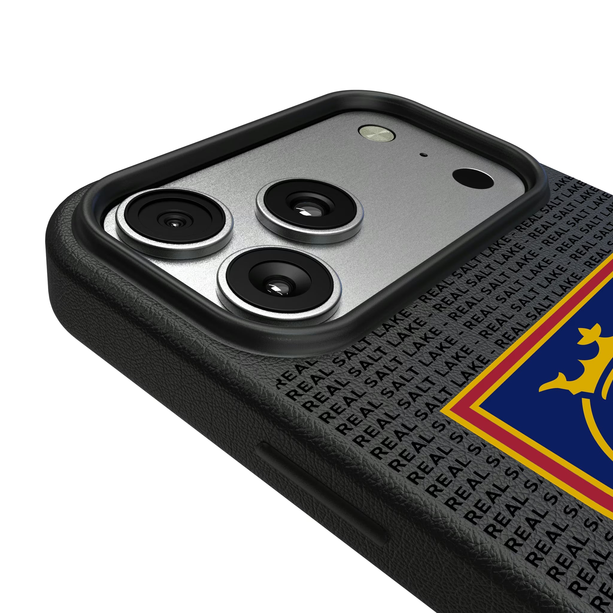 Real Salt Lake Text Backdrop iPhone MagSafe Compatible Phone Case for Apple iPhone - Detail#Device_iPhone 17 Pro Max