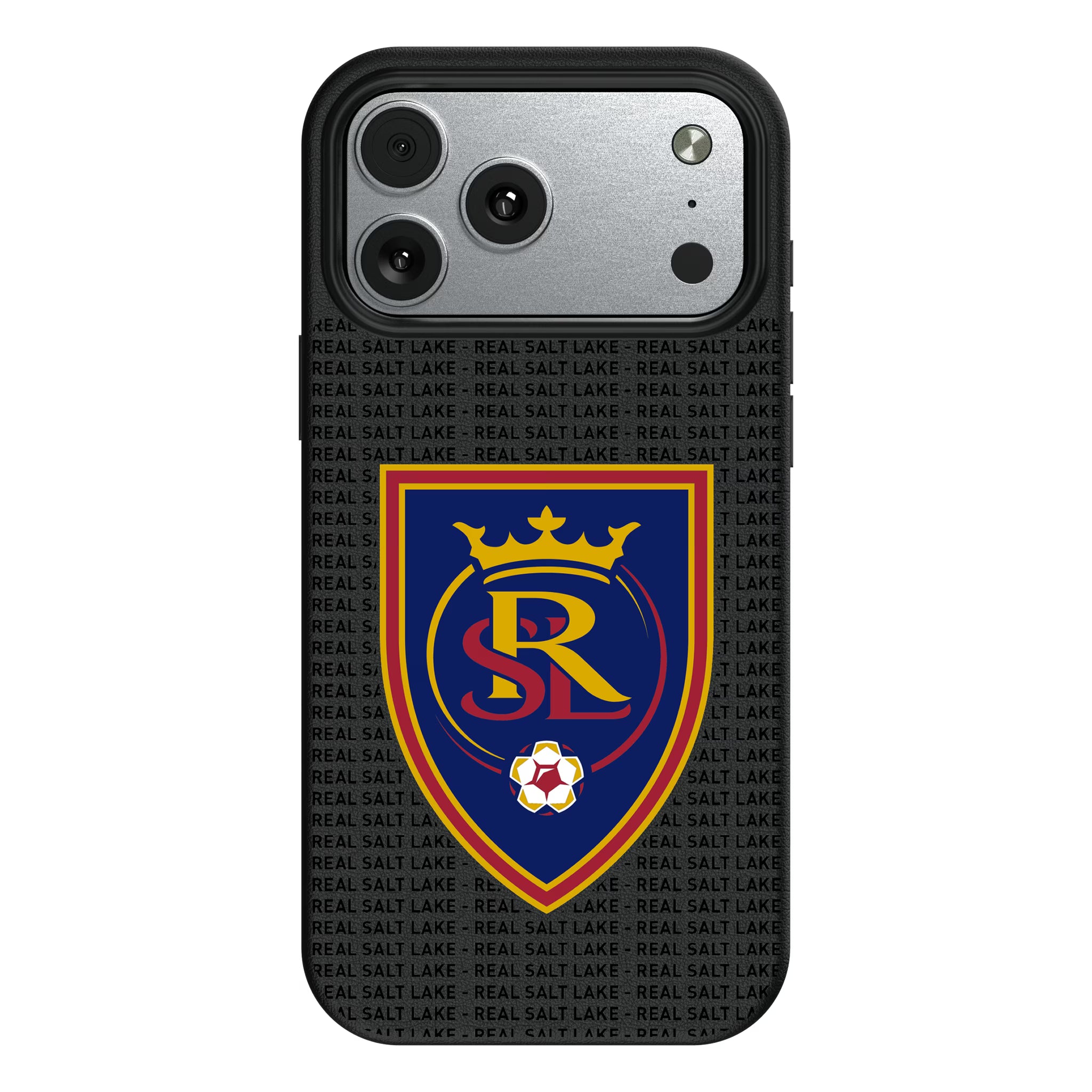 Real Salt Lake Text Backdrop iPhone MagSafe Compatible Phone Case for Apple iPhone#Device_iPhone 17 Pro Max