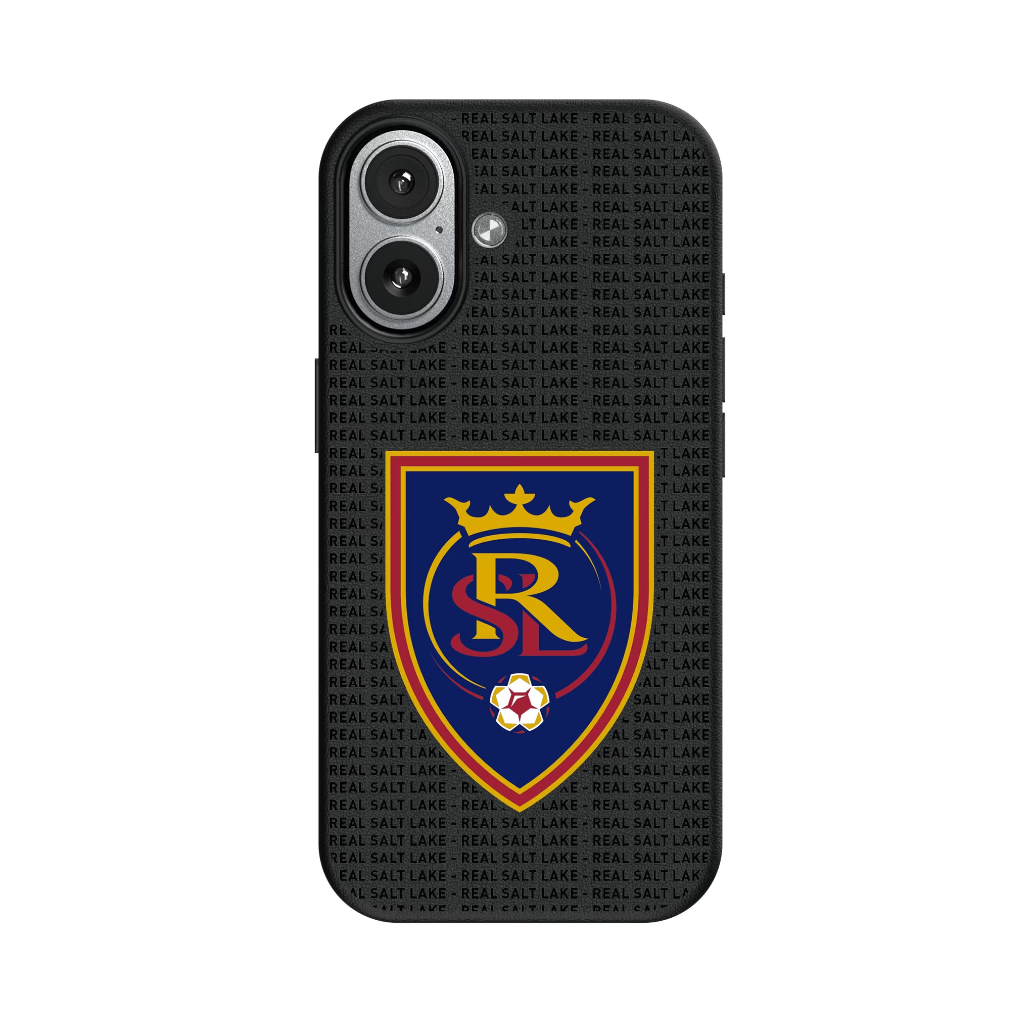Real Salt Lake Text Backdrop iPhone MagSafe Compatible Phone Case for Apple iPhone#Device_iPhone 17