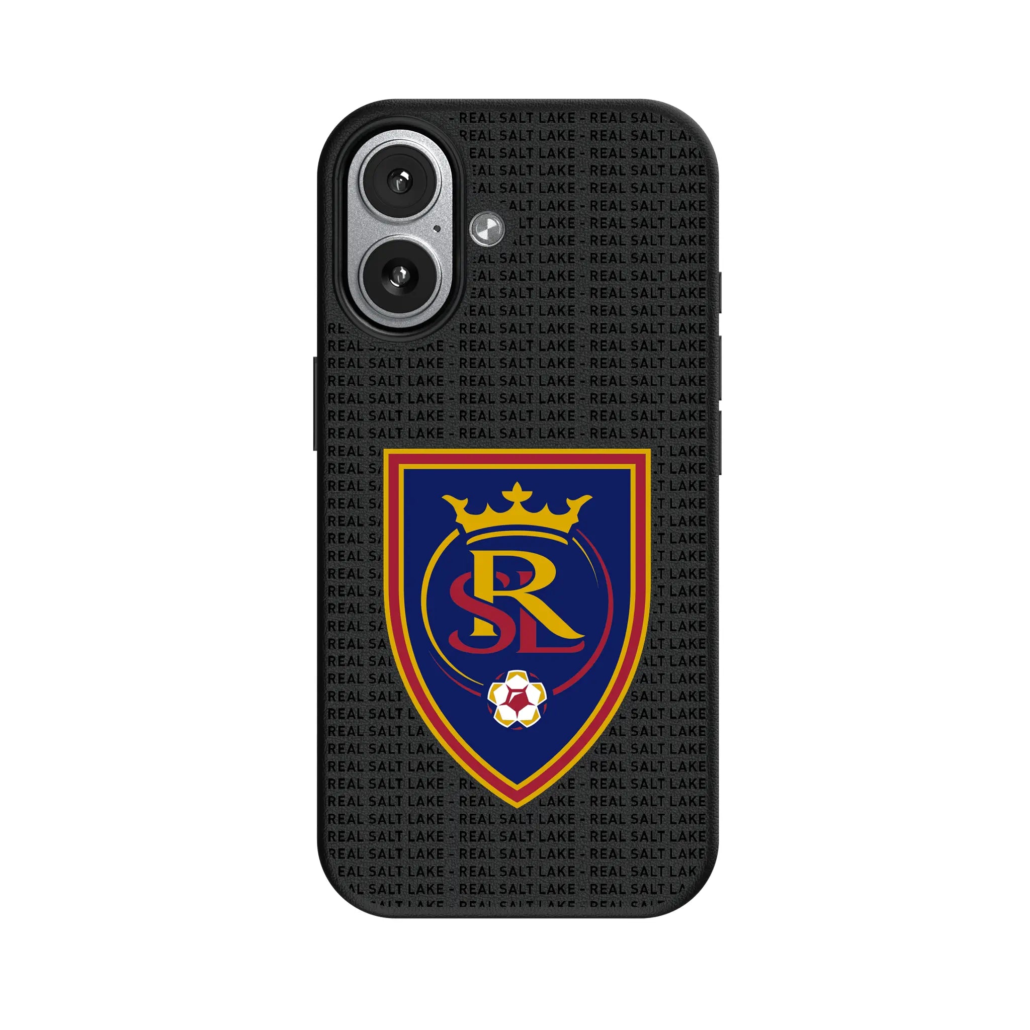 Real Salt Lake Text Backdrop iPhone MagSafe Compatible Phone Case for Apple iPhone#Device_iPhone 17
