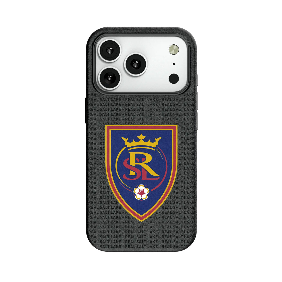 Real Salt Lake Text Backdrop MagSafe Compatible Phone Case for Apple iPhone