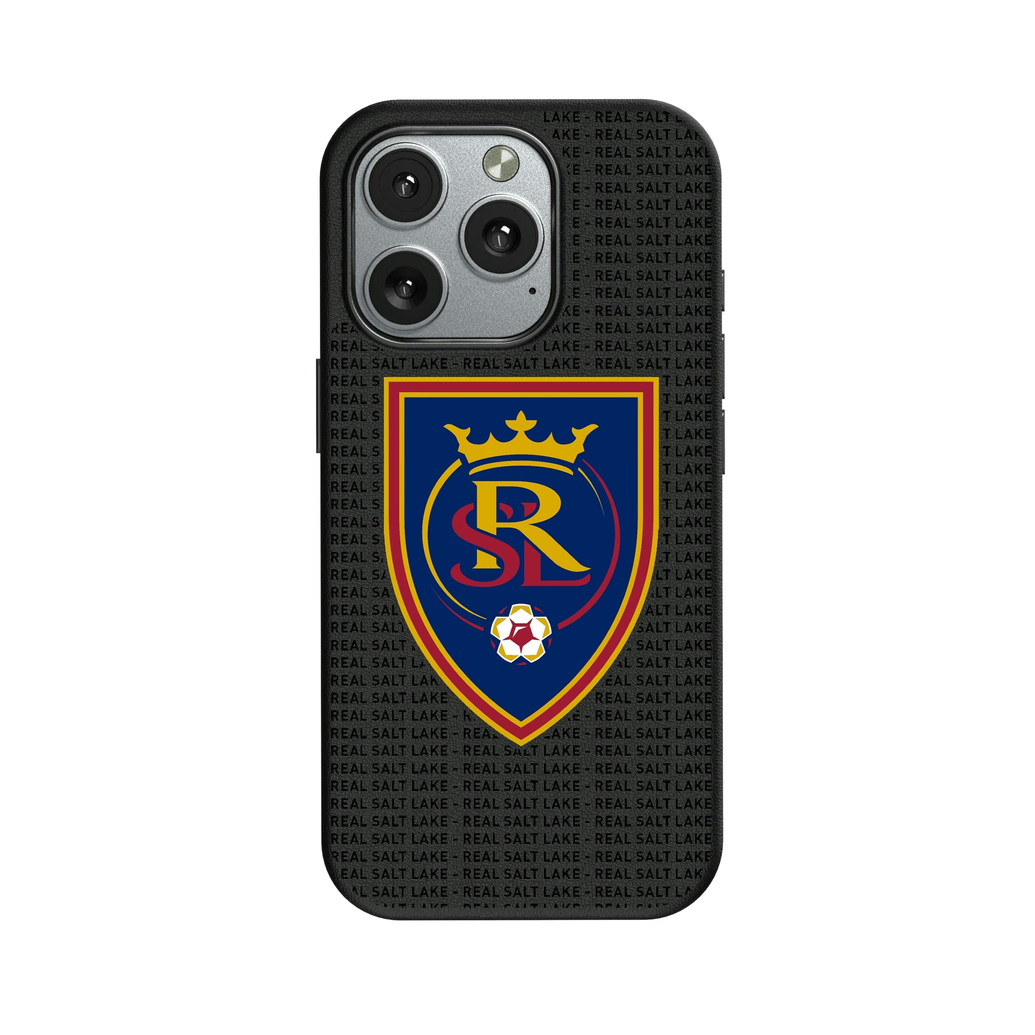 Real Salt Lake Text Backdrop iPhone MagSafe Compatible Phone Case for Apple iPhone