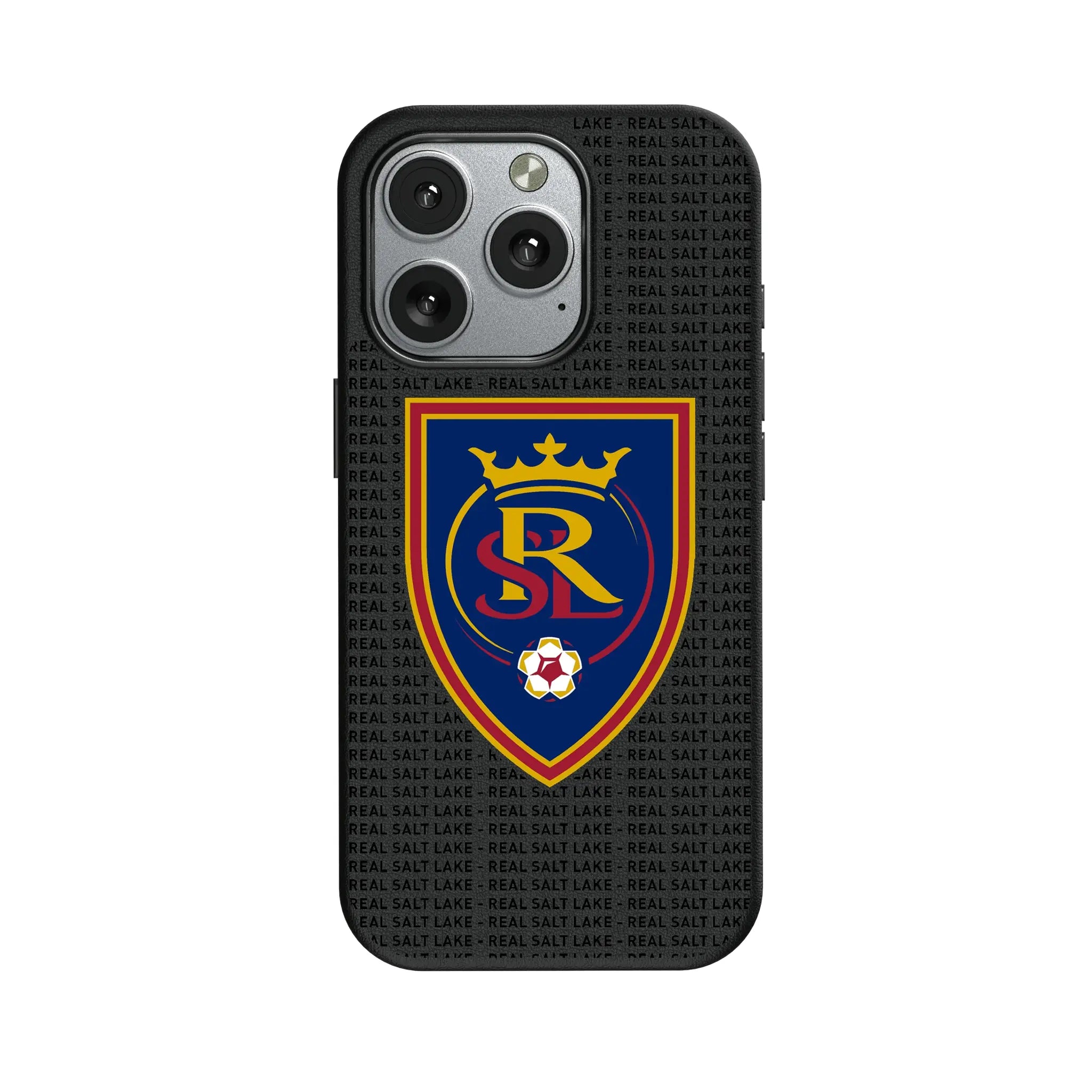 Real Salt Lake Text Backdrop iPhone MagSafe Compatible Phone Case for Apple iPhone