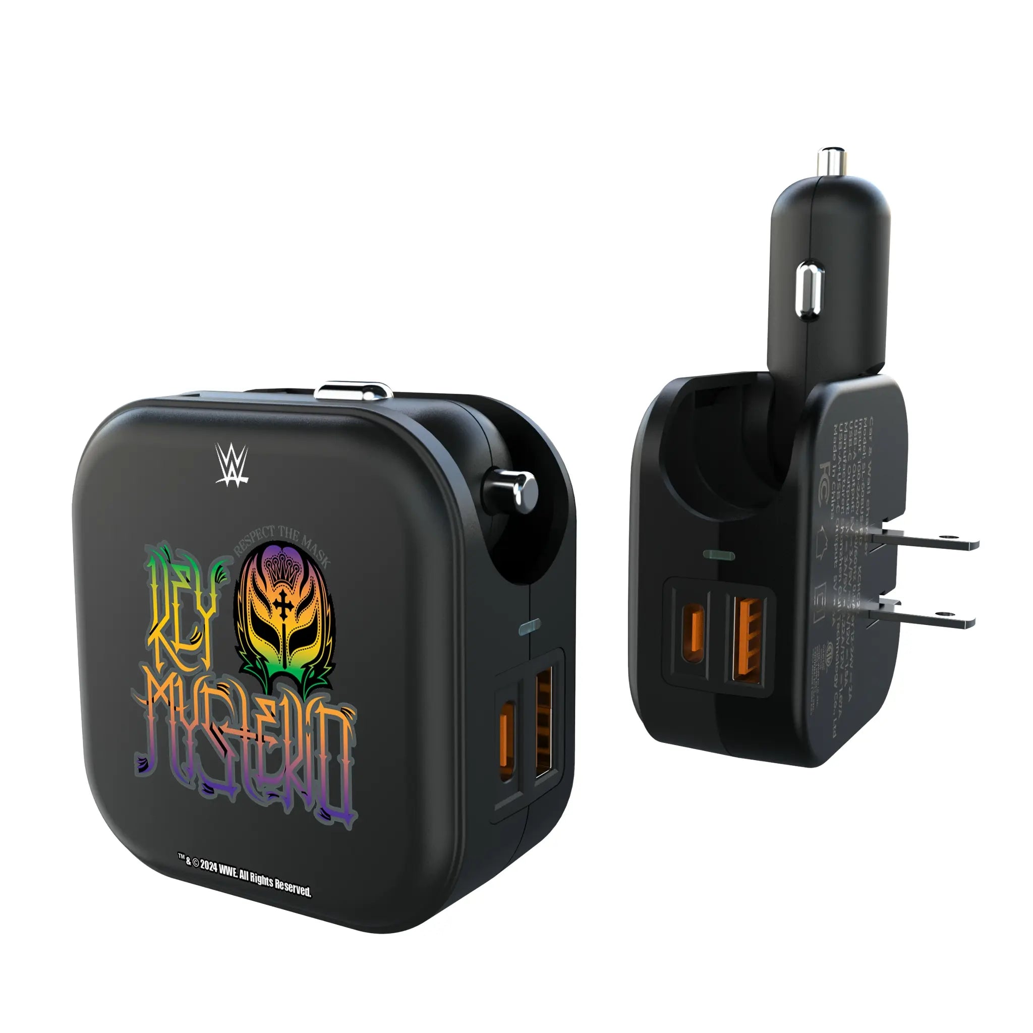 Rey Mysterio Clean 2 in 1 USB A/C Charger